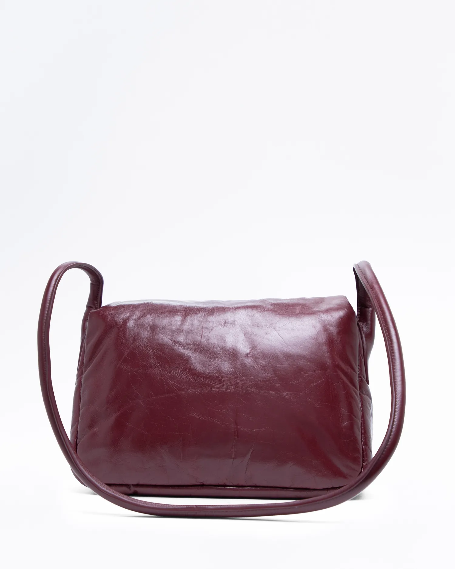 Padded Leather Crossbody Bag