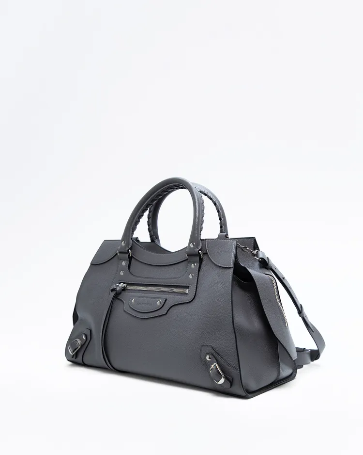 Alternate view angle of Neo Classic Medium Top Handle Bag