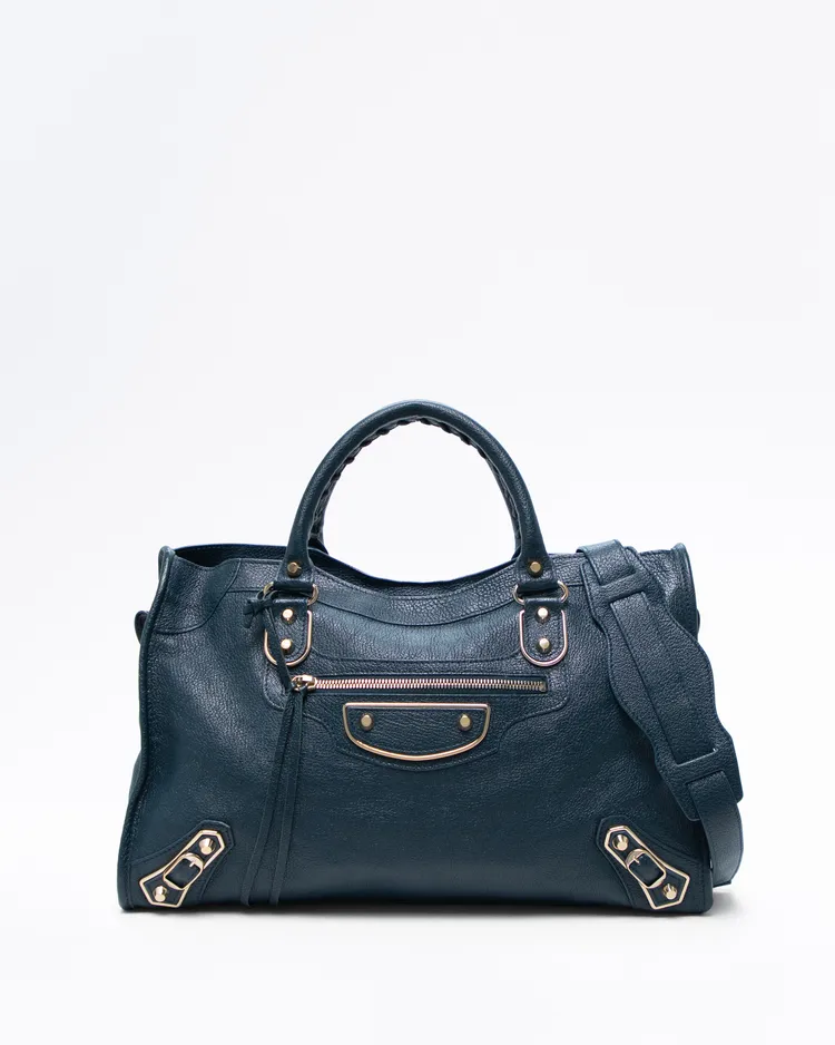 Metallic Edge Medium Le City Bag