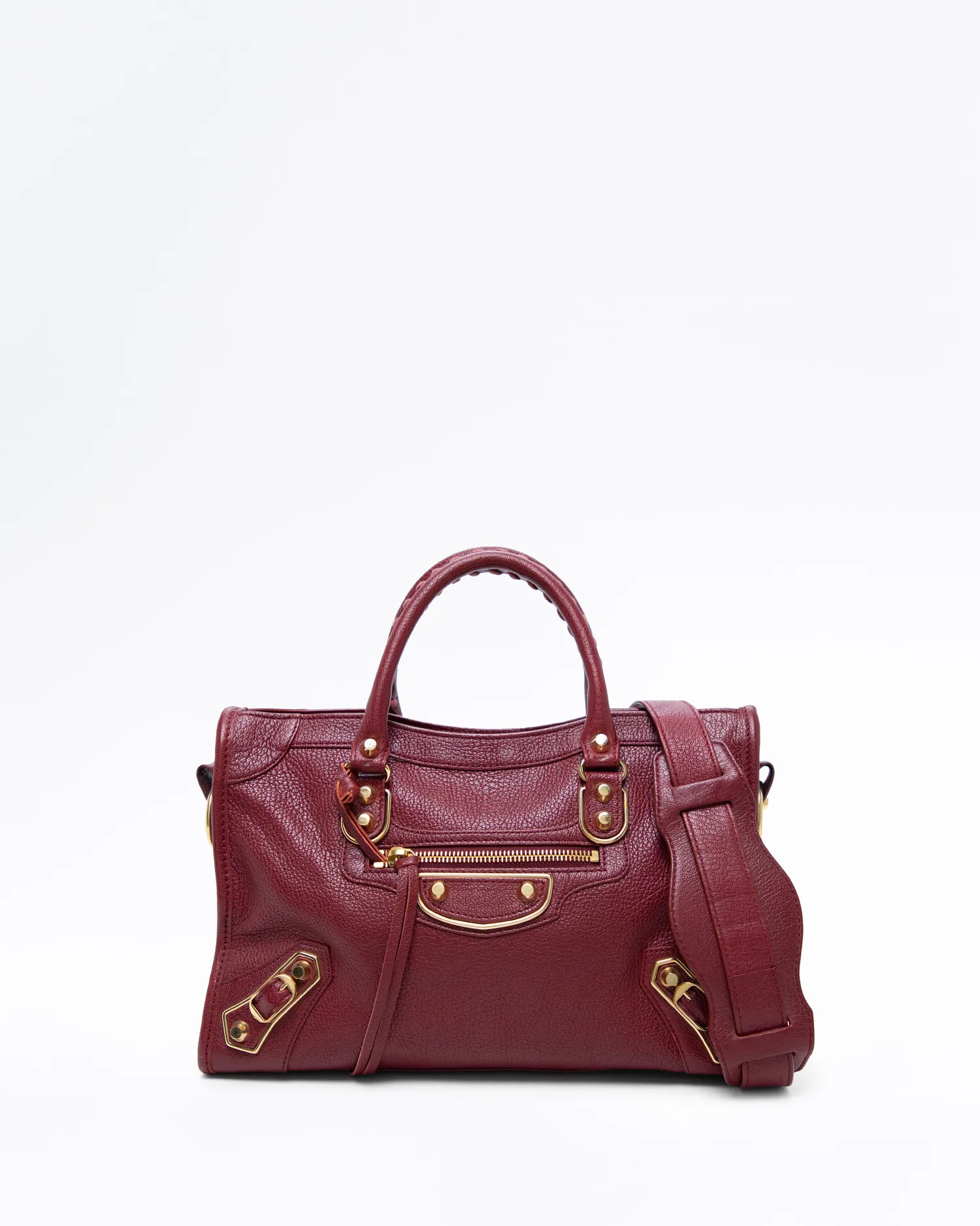 Metallic Edge Small Le City Bag