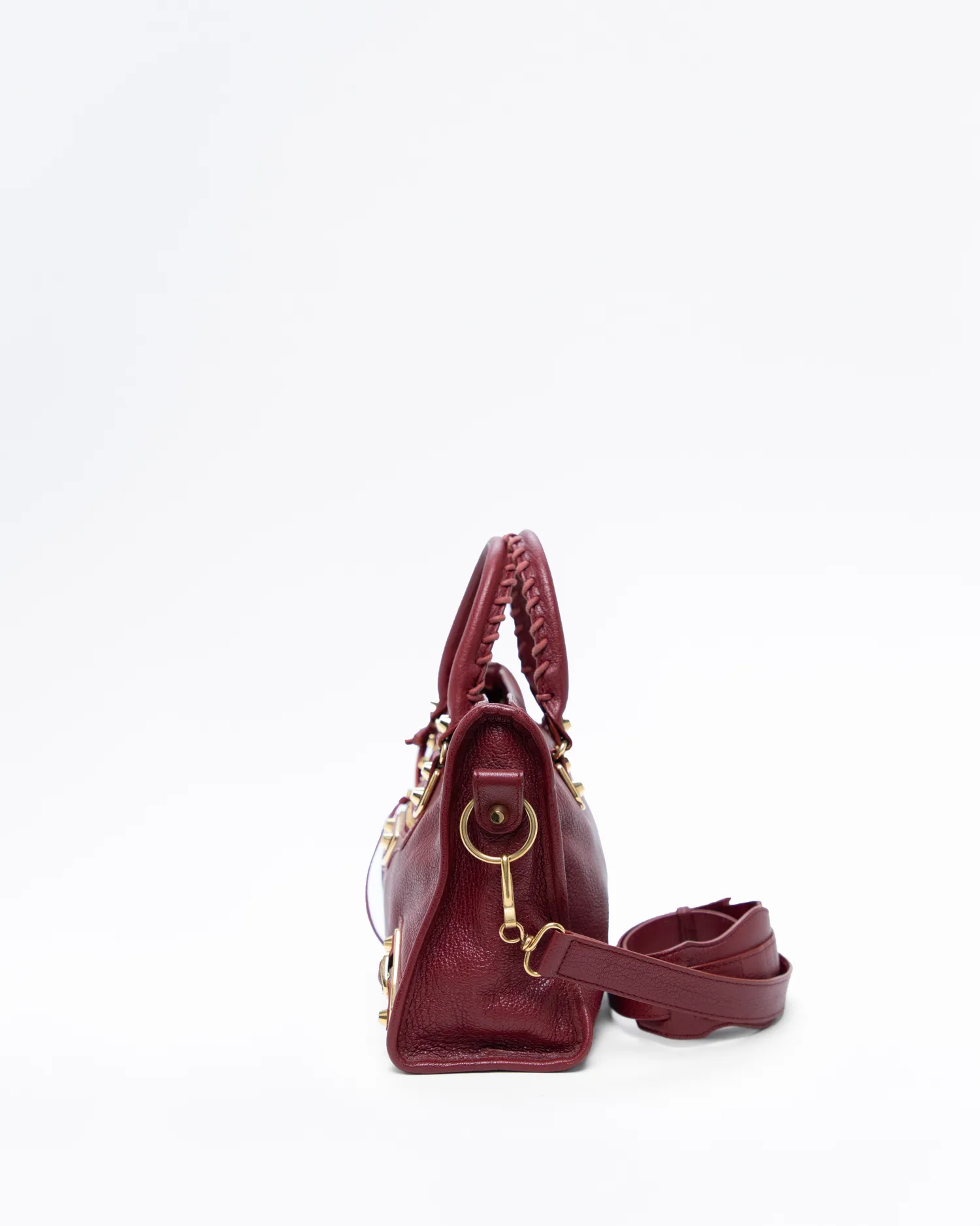 Metallic Edge Small Le City Bag