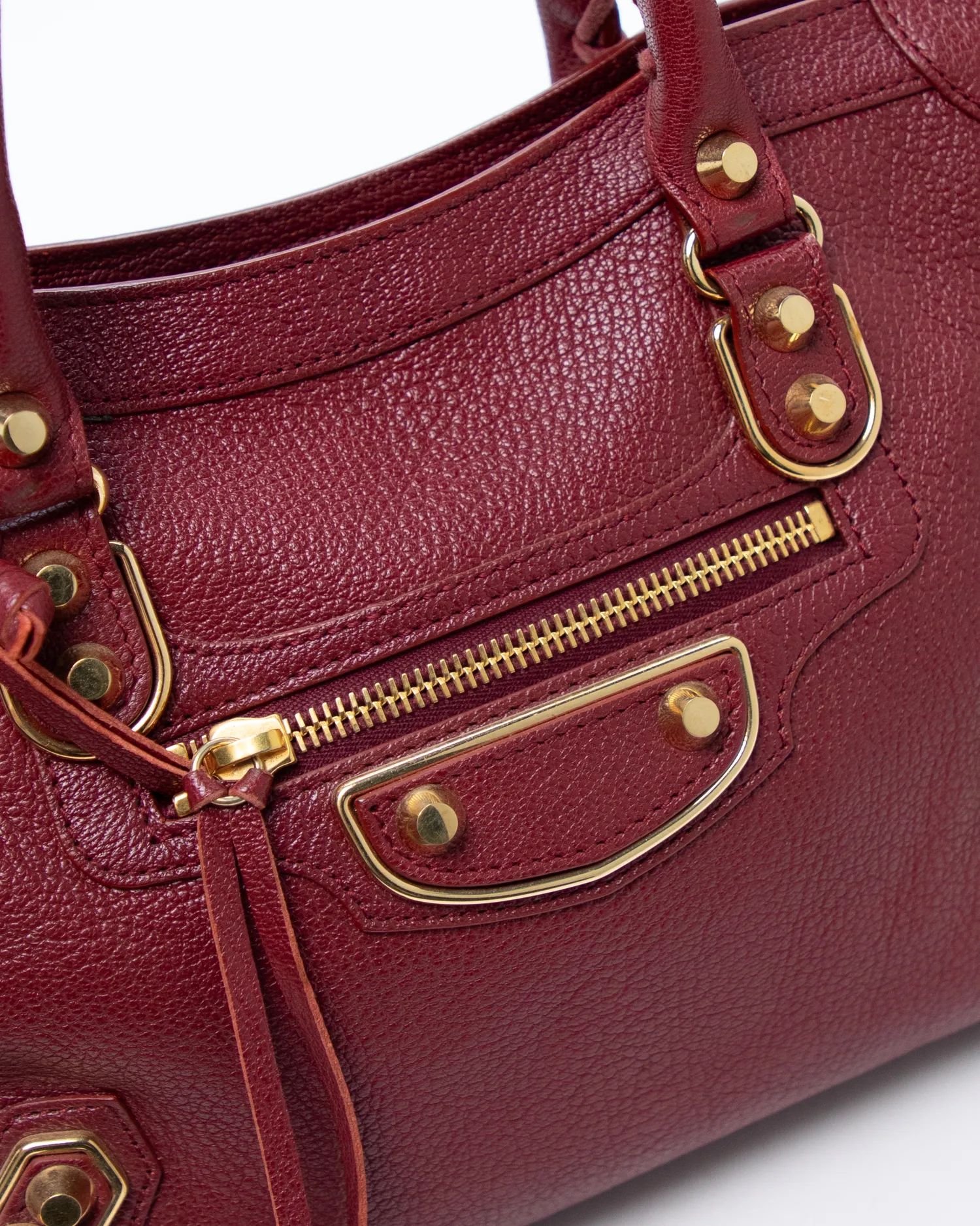 Metallic Edge Small Le City Bag