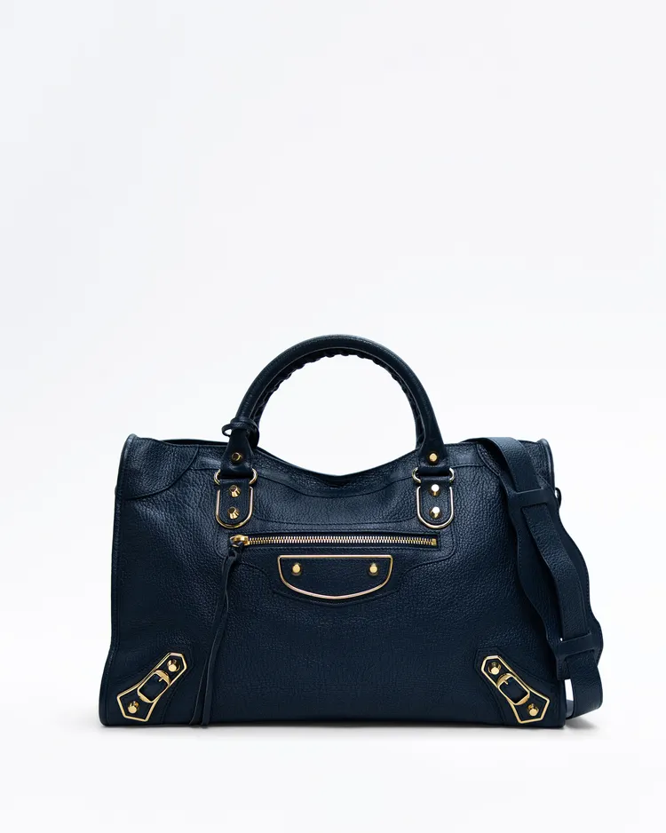 Metallic Edge Medium Le City Bag