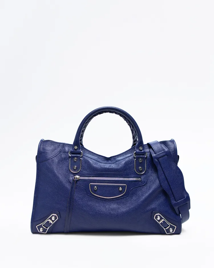 Metallic Edge Medium Le City Bag