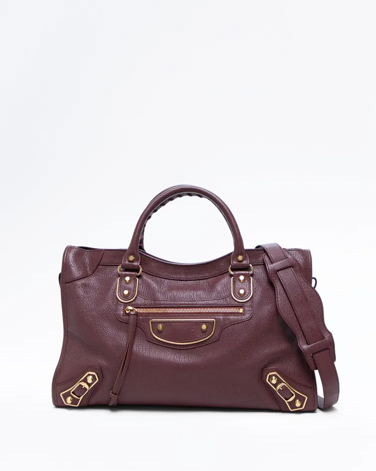 Metallic Edge Medium Le City Bag