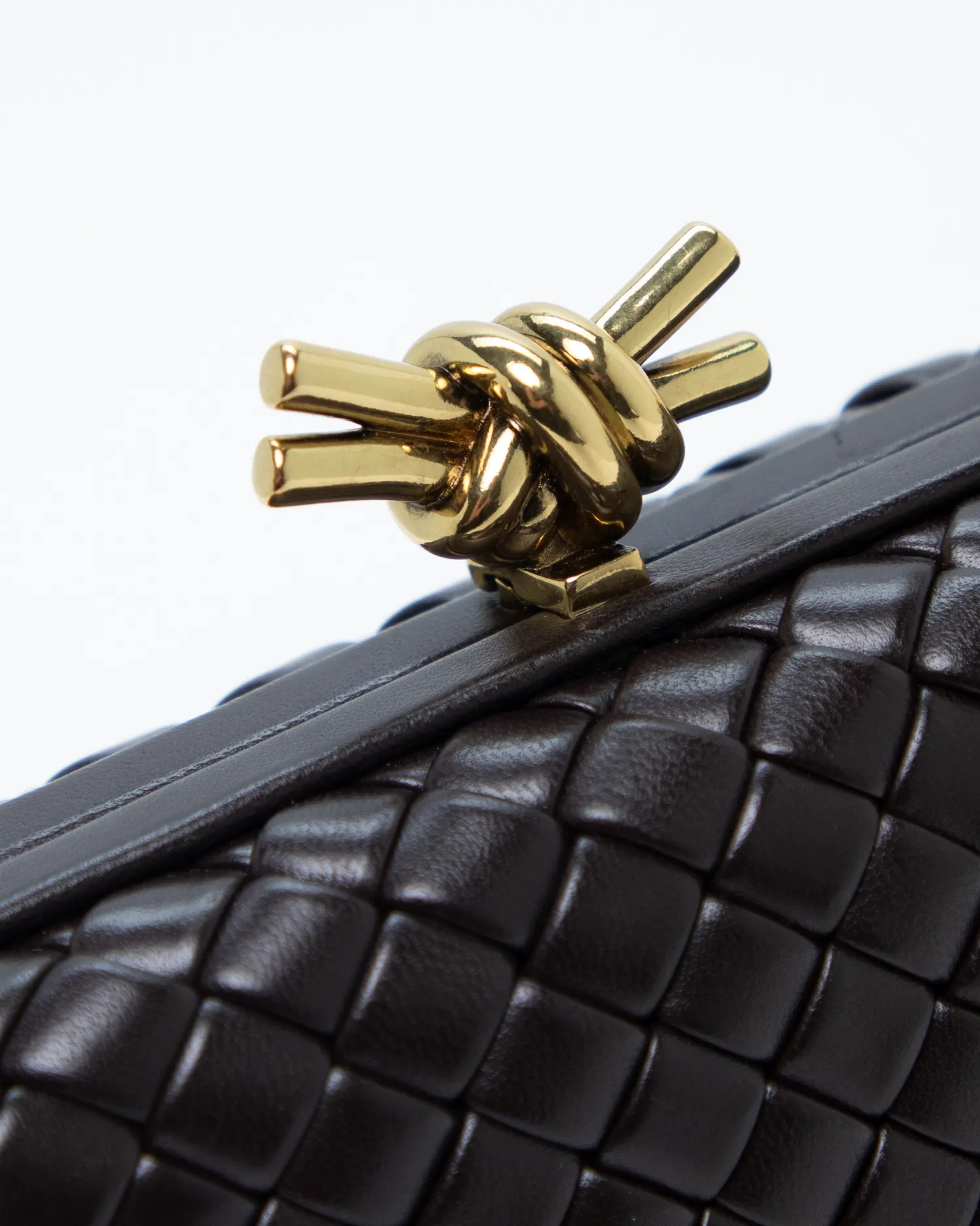 Knot Minaudiere Chain Clutch