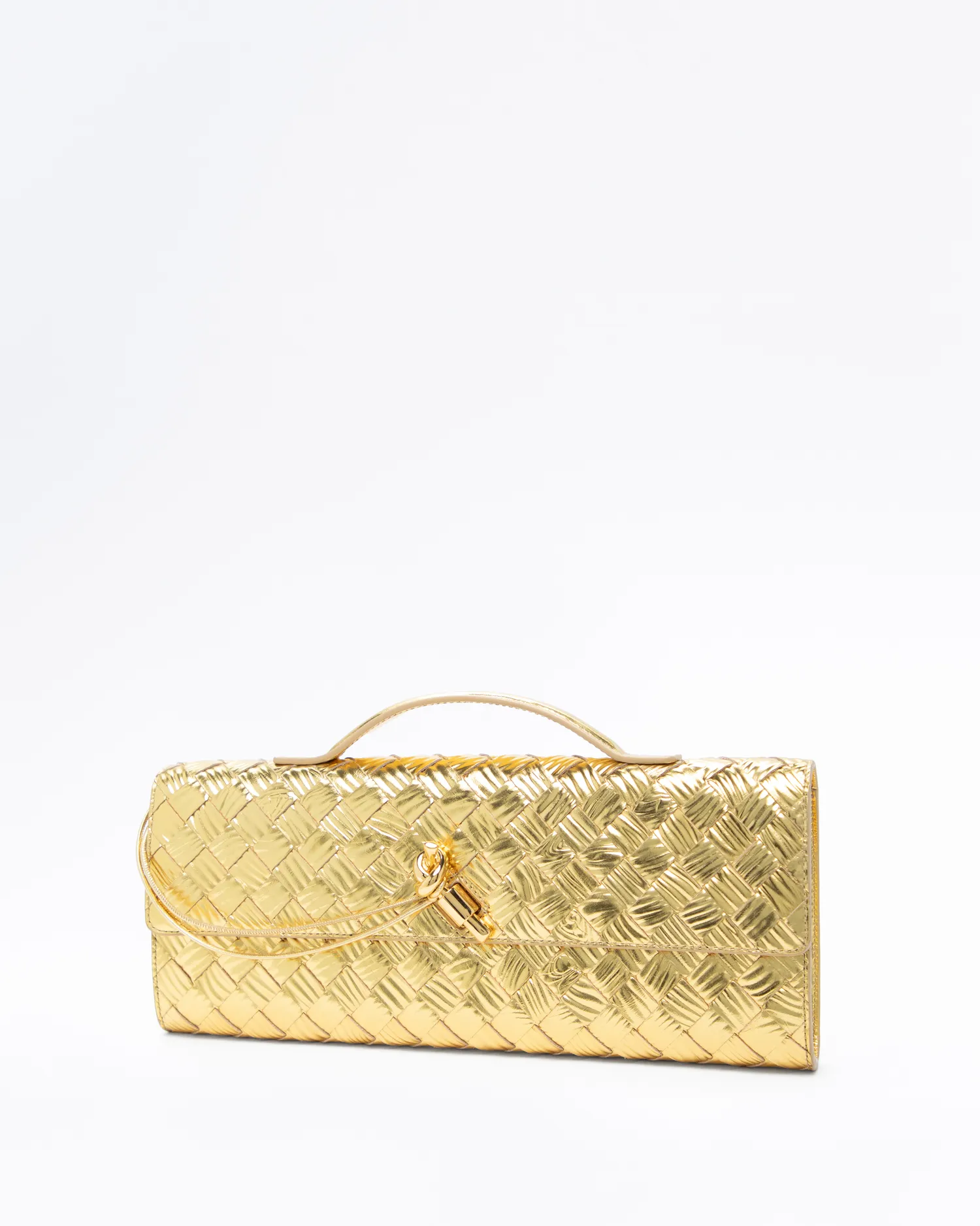 Metallic Andiamo Clutch