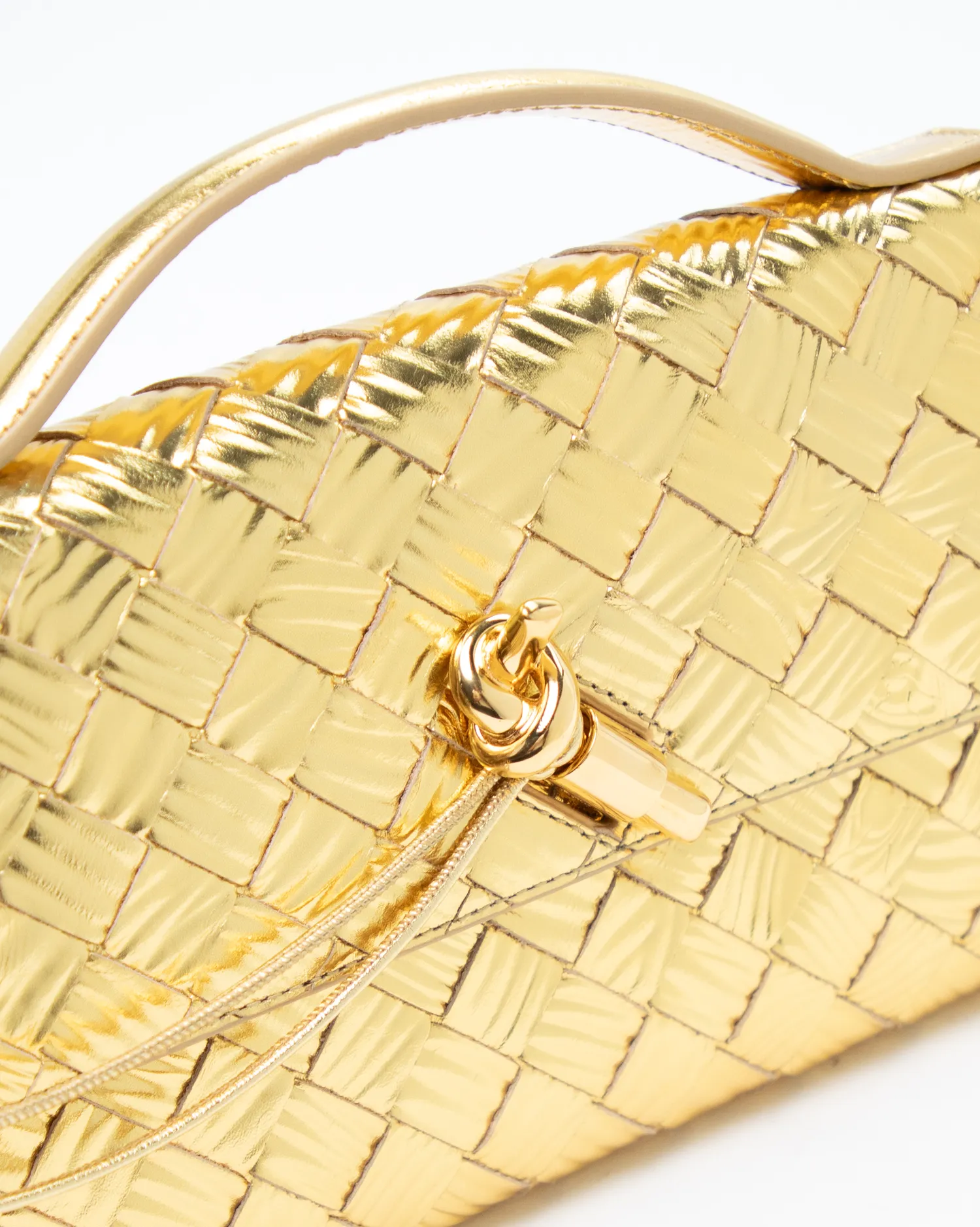 Metallic Andiamo Clutch