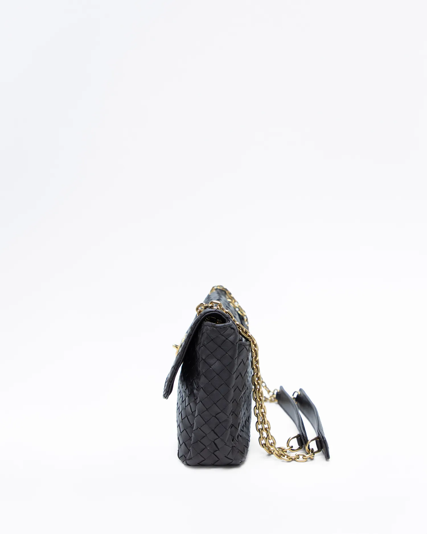 Woven Medium Madison Shoulder Bag