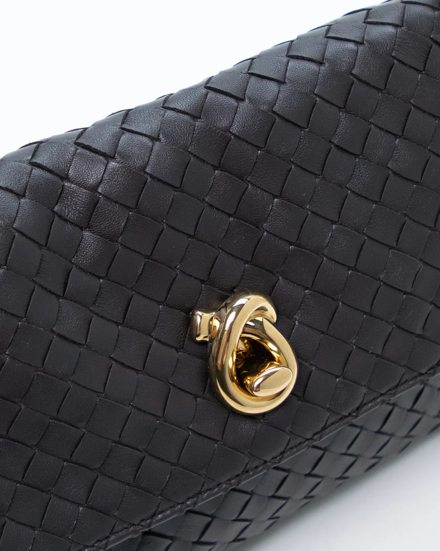 Woven Medium Madison Shoulder Bag