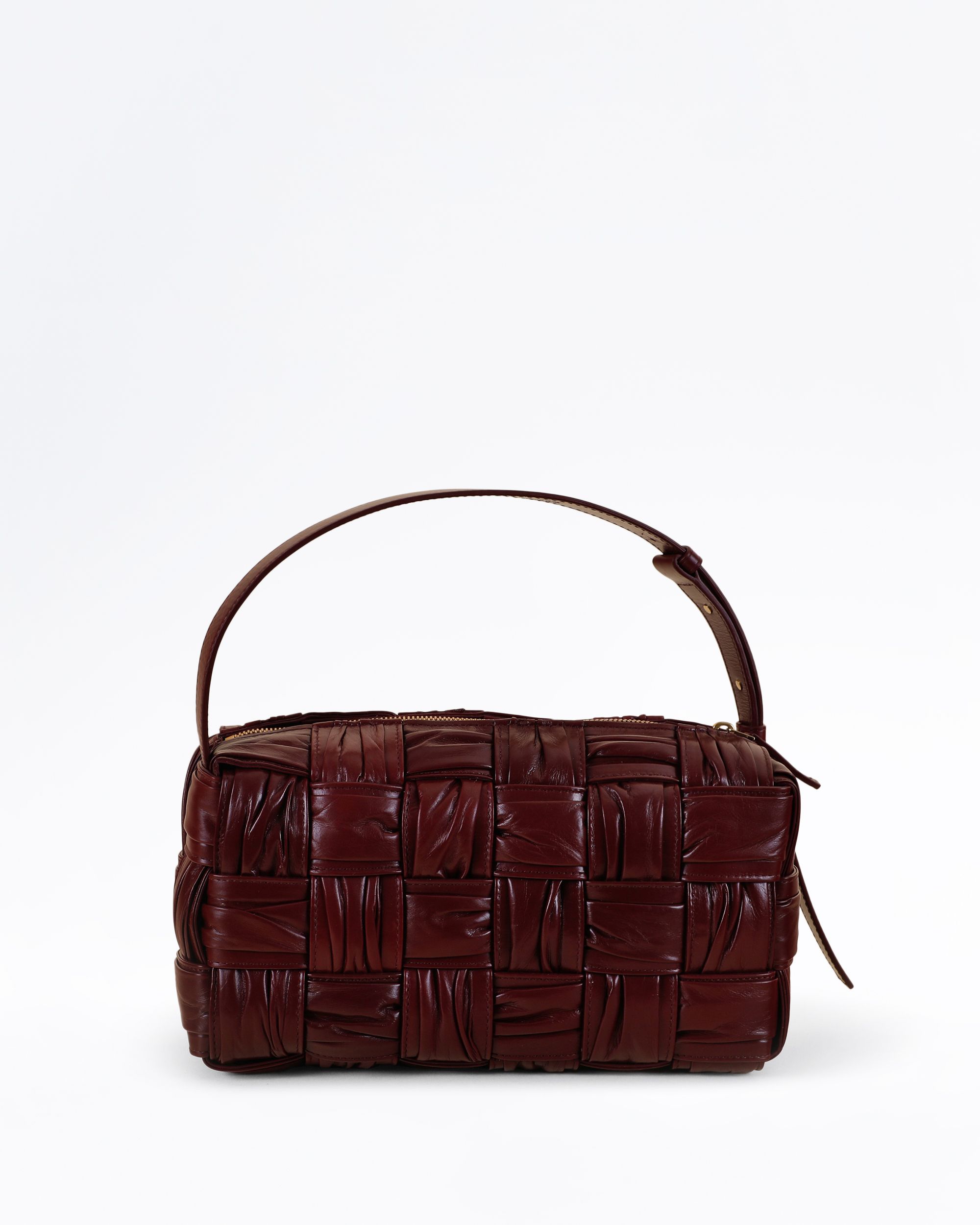 Bottega Veneta Plisse Brick Cassette Shoulder Bag | Vivrelle