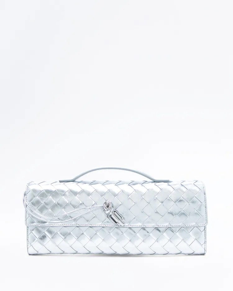 Metallic Andiamo Clutch