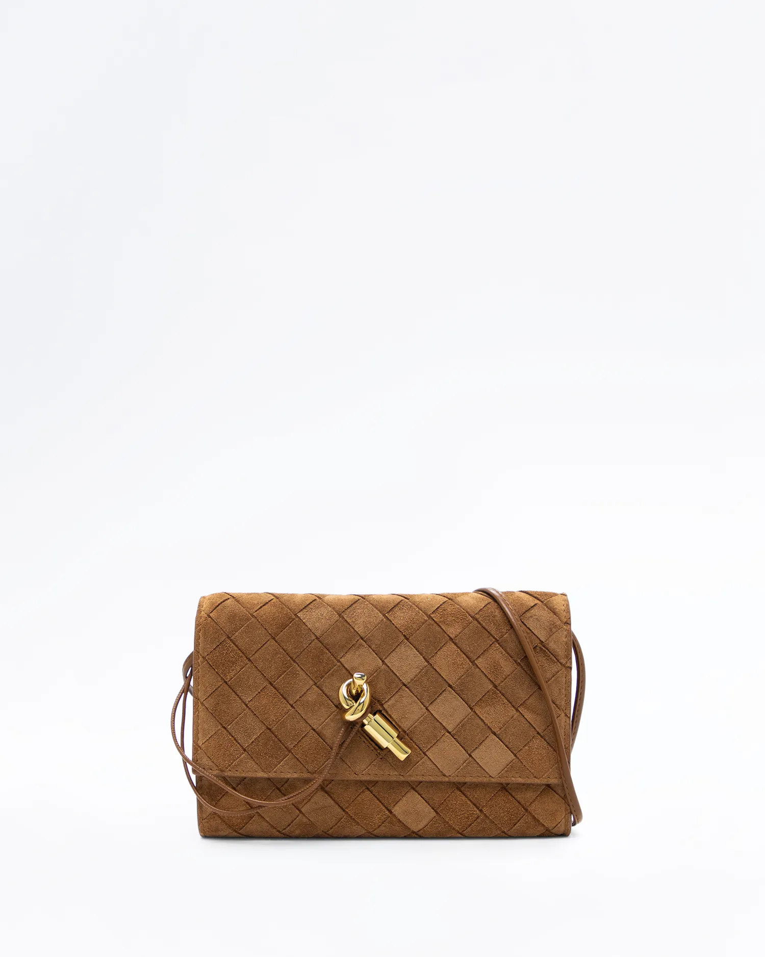 Suede Andiamo Pouch on Strap