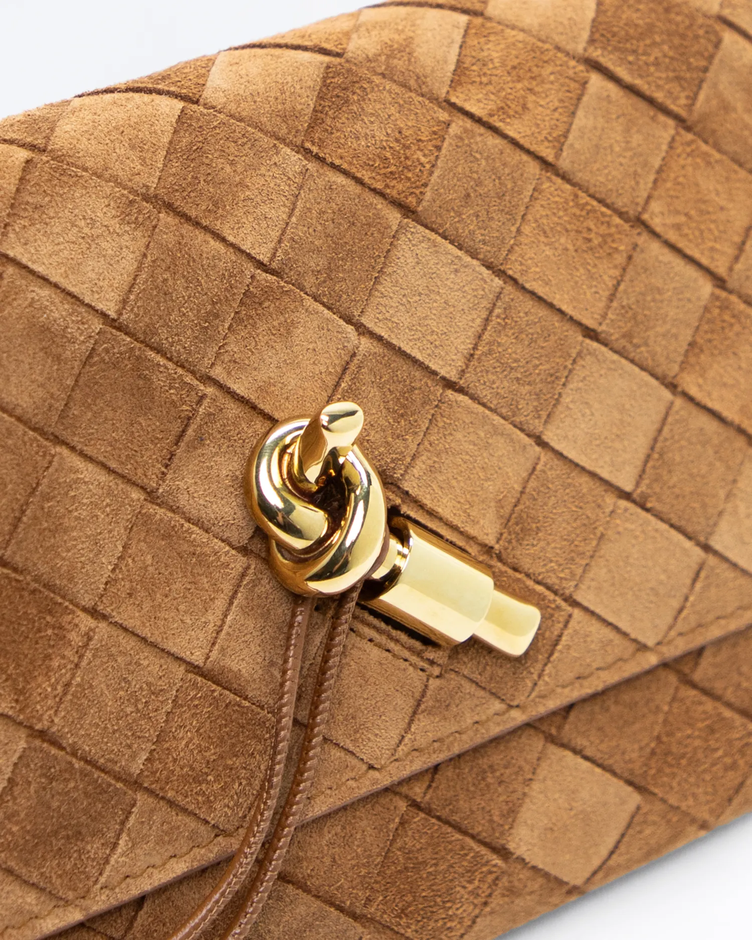 Suede Andiamo Pouch on Strap