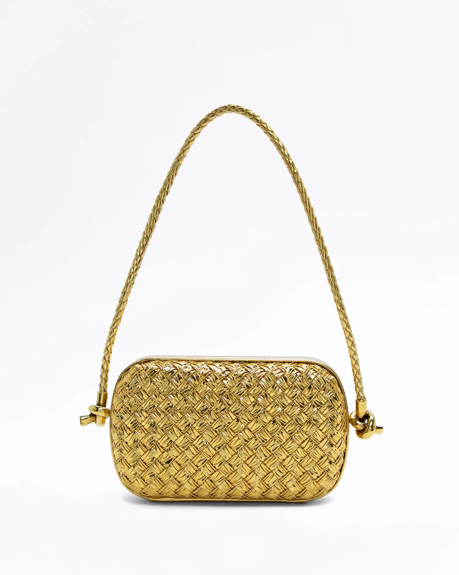 Knot Minaudiere Clutch on Strap