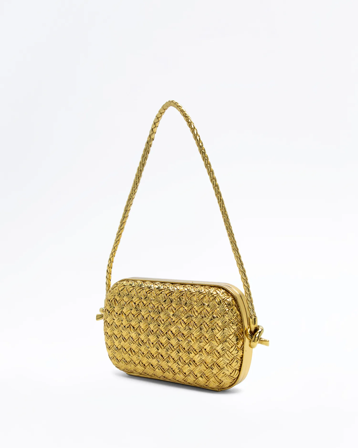 Knot Minaudiere Clutch on Strap