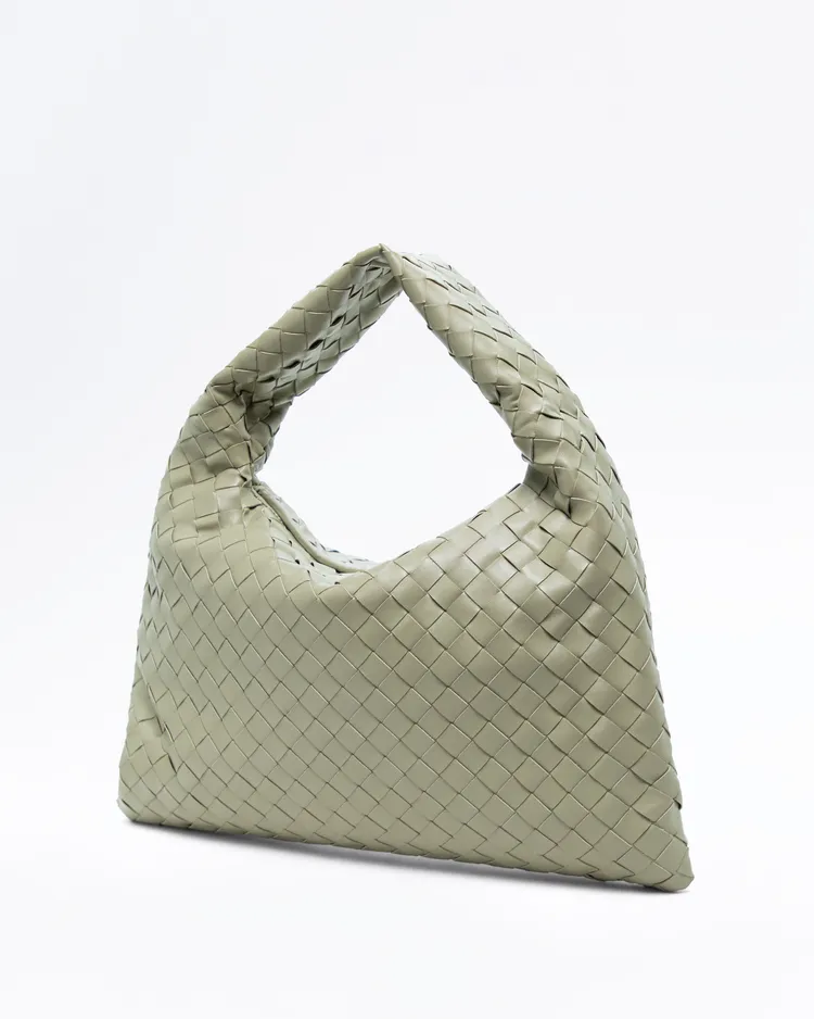Alternate view angle of Woven Small Hop Bag