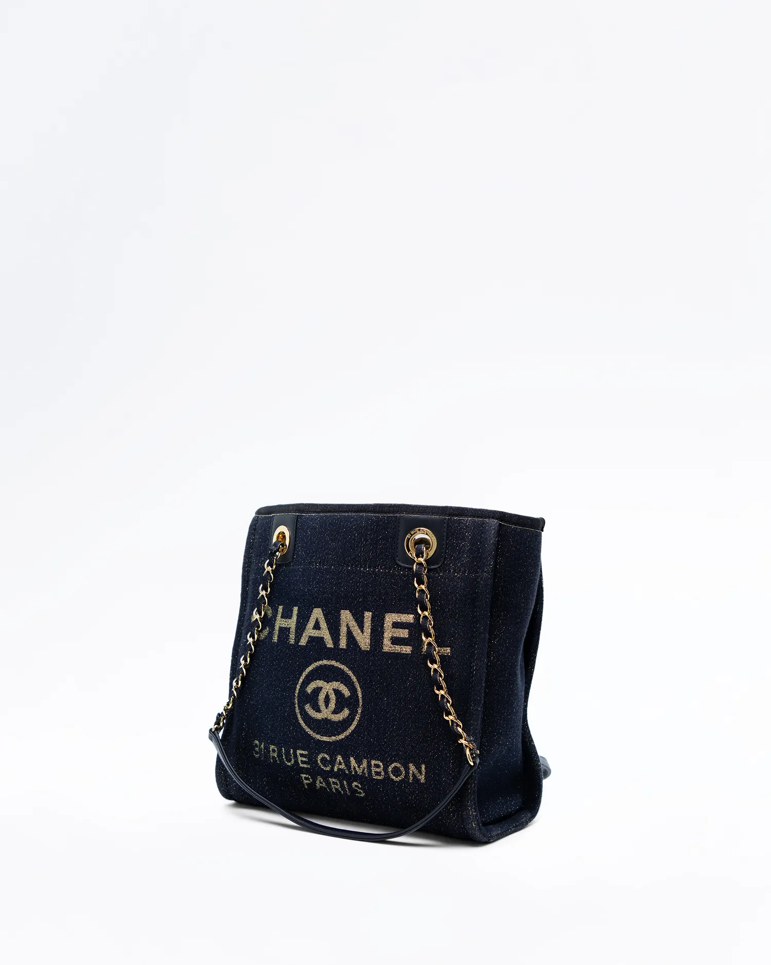 Raffia Deauville Mini Shopping Tote