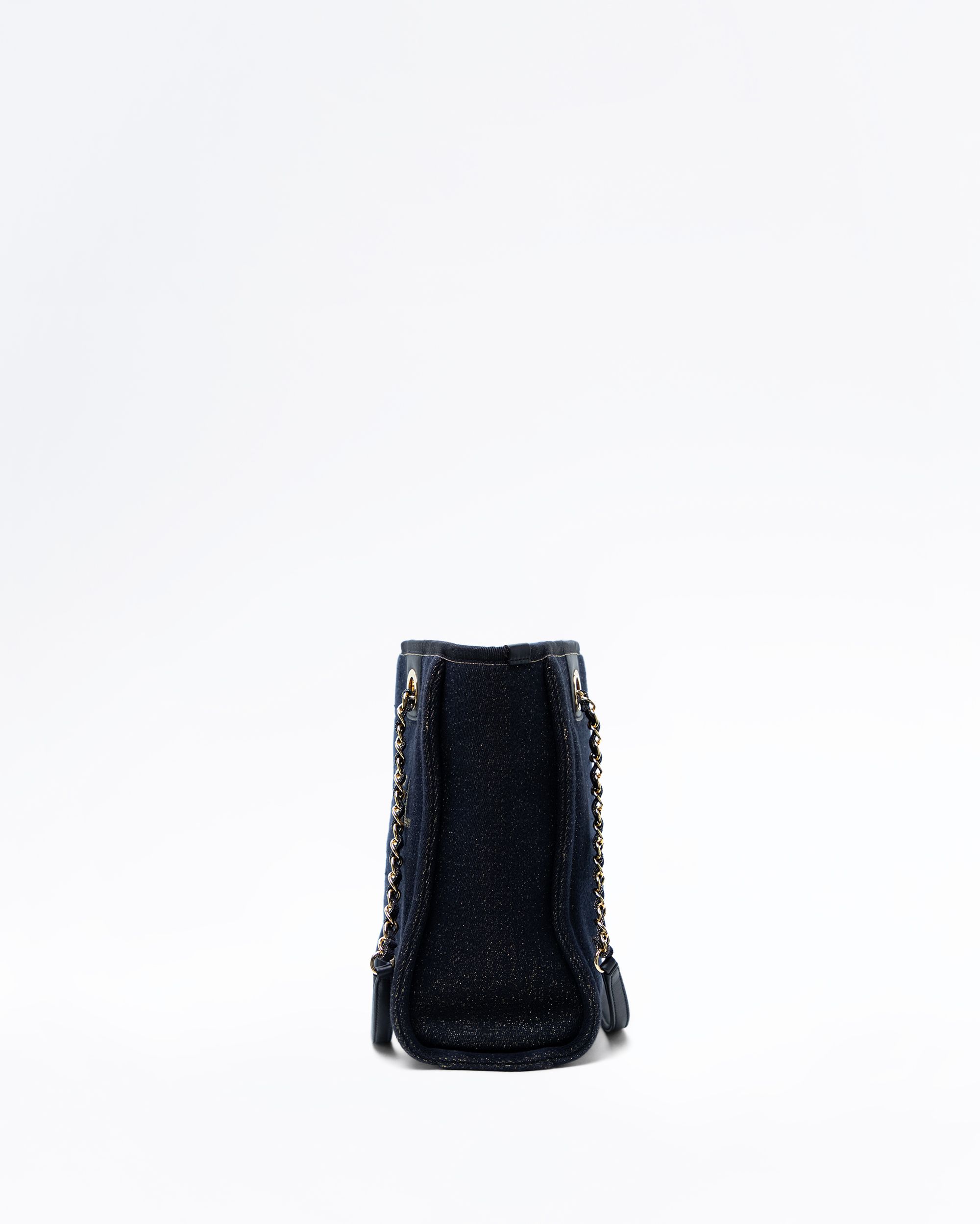 Chanel Raffia Deauville Mini Shopping Tote | Vivrelle