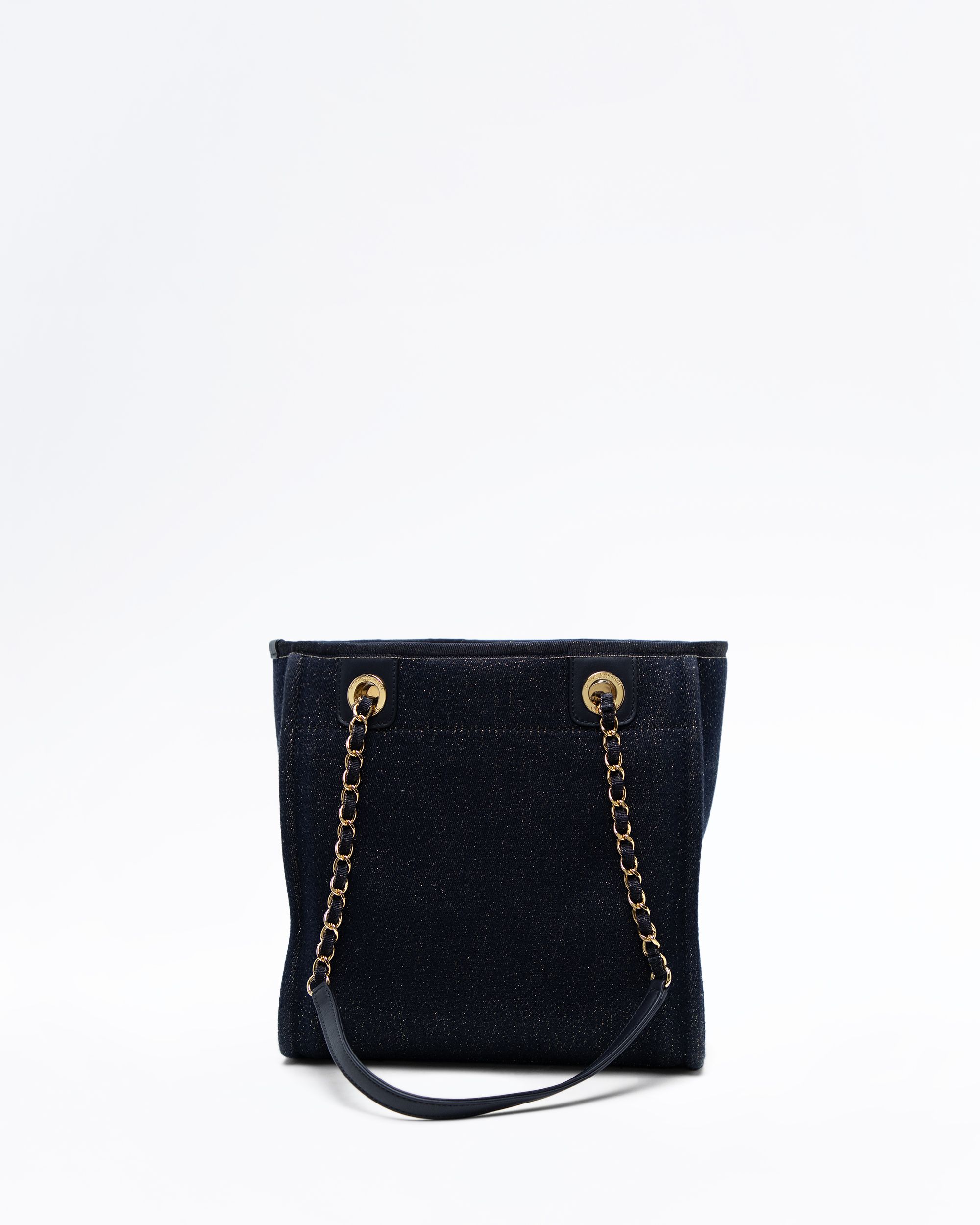 Chanel Raffia Deauville Mini Shopping Tote | Vivrelle