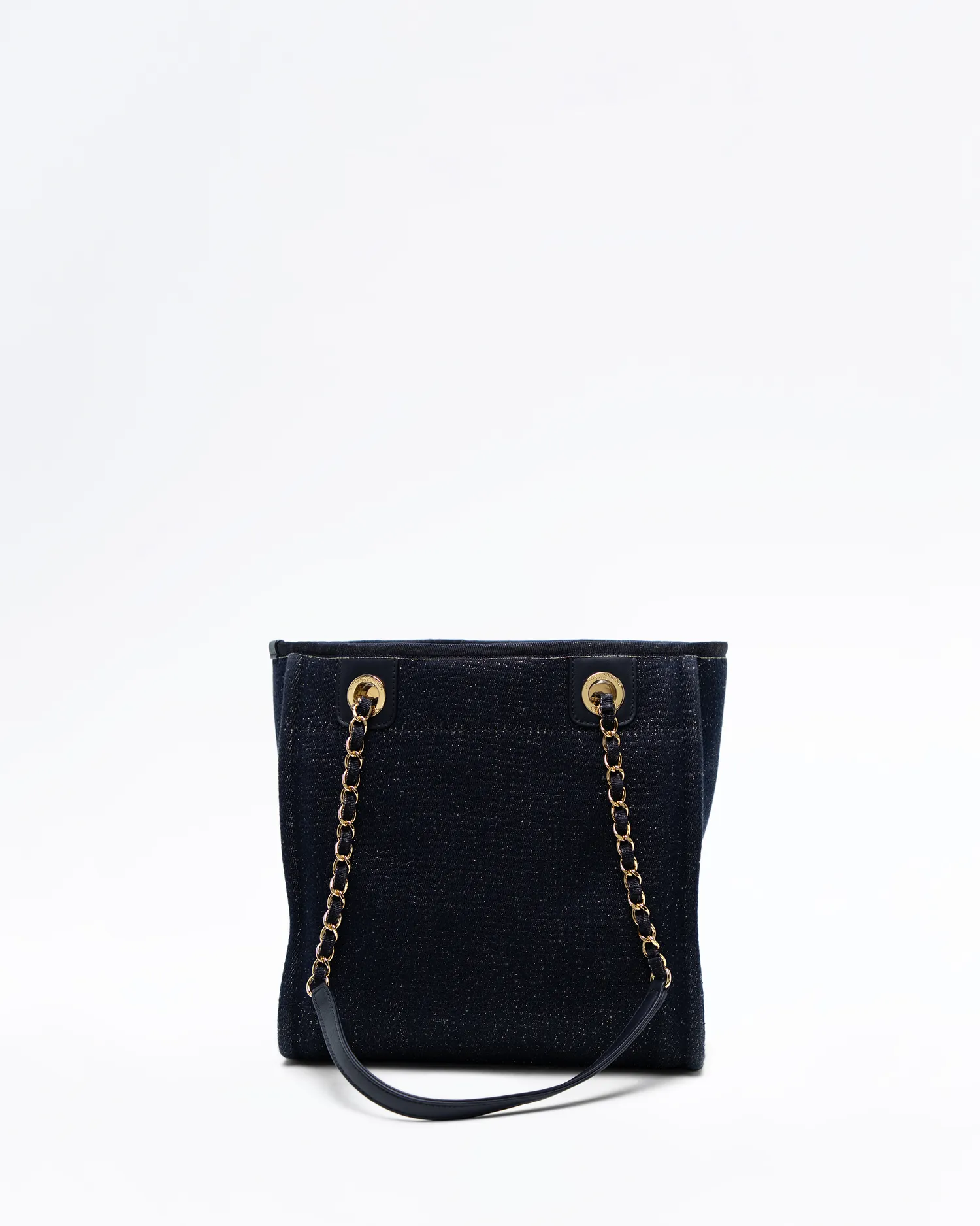 Raffia Deauville Mini Shopping Tote