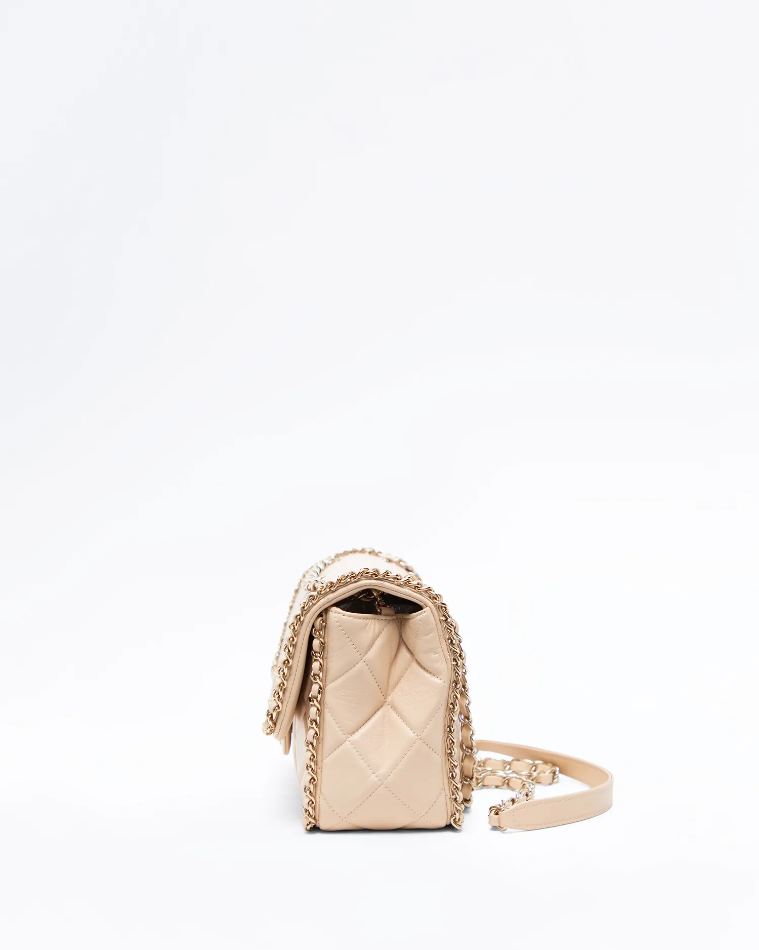 Running Chain Around Medium Flap Bag