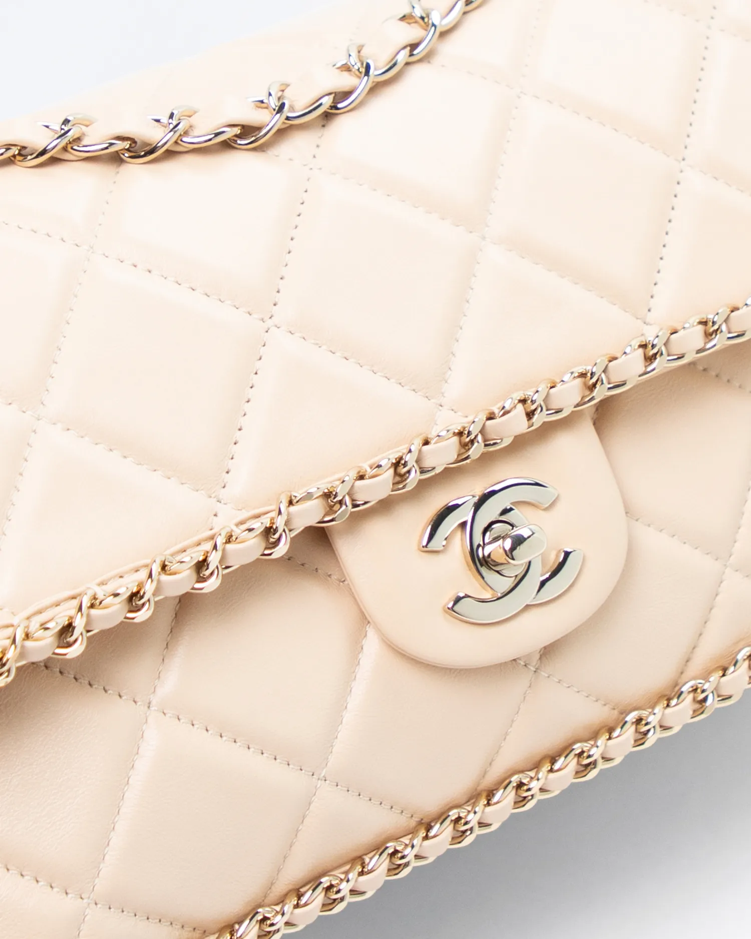 Running Chain Around Medium Flap Bag