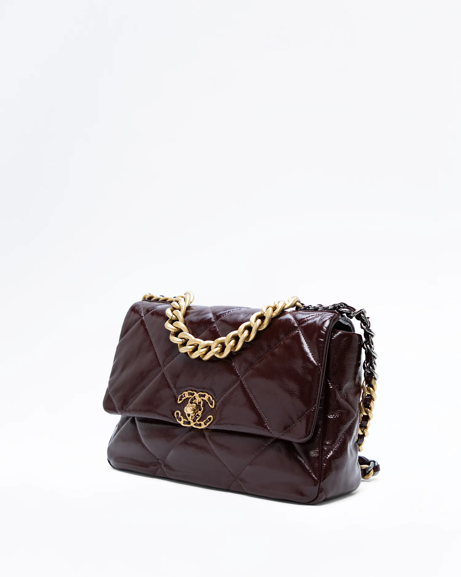 Glazed Chanel 19 Large Flap Bag