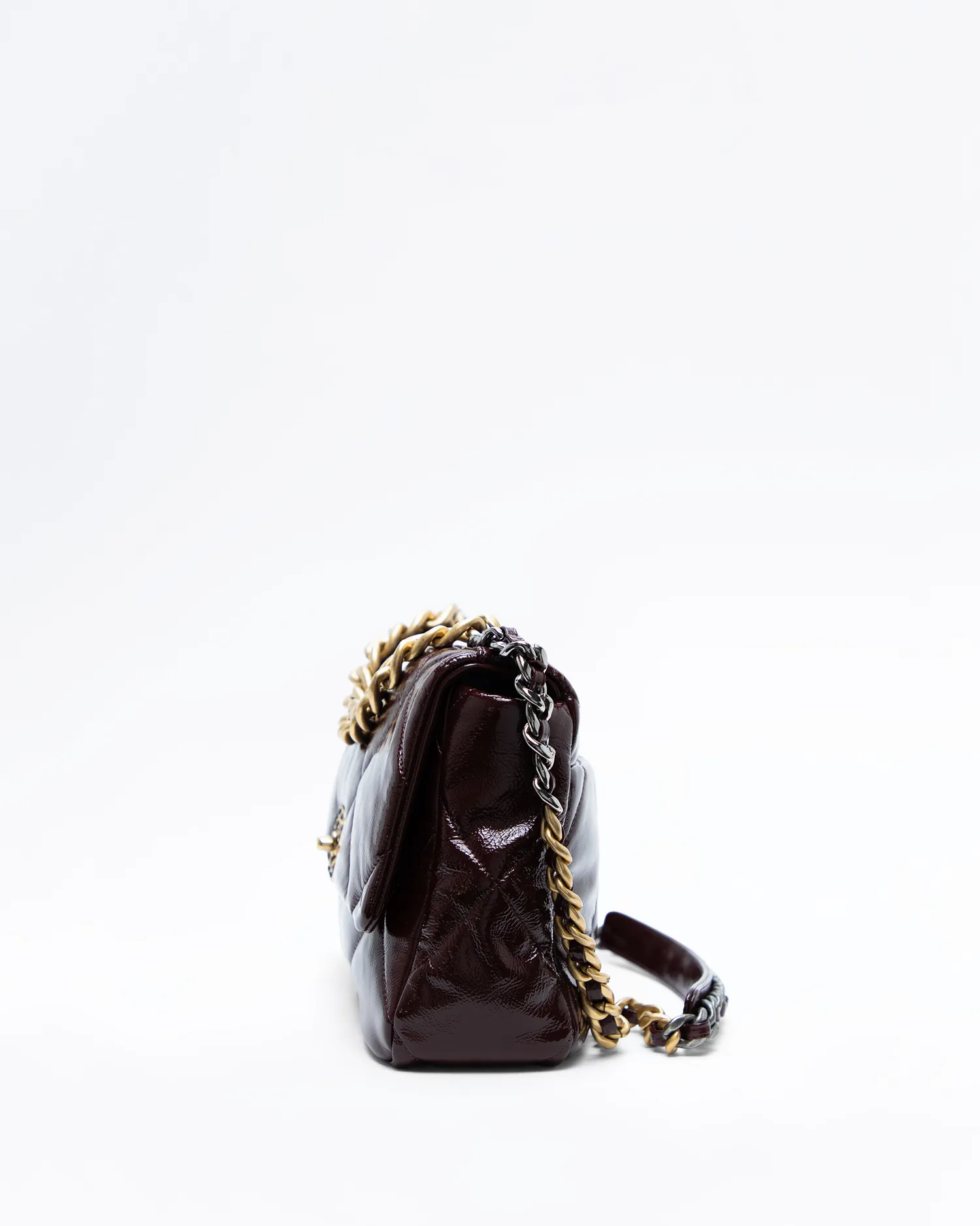 Glazed Chanel 19 Large Flap Bag