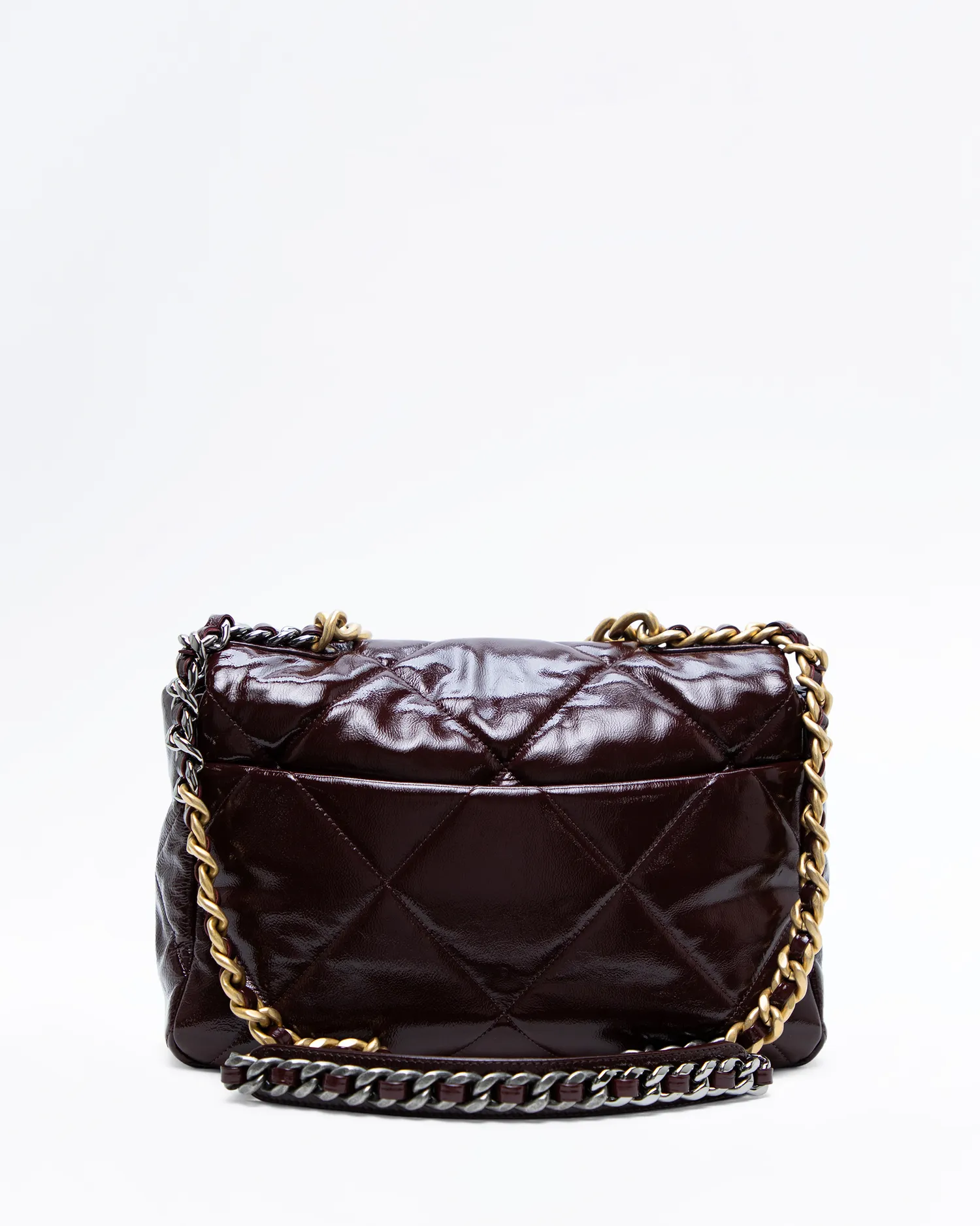 Glazed Chanel 19 Large Flap Bag