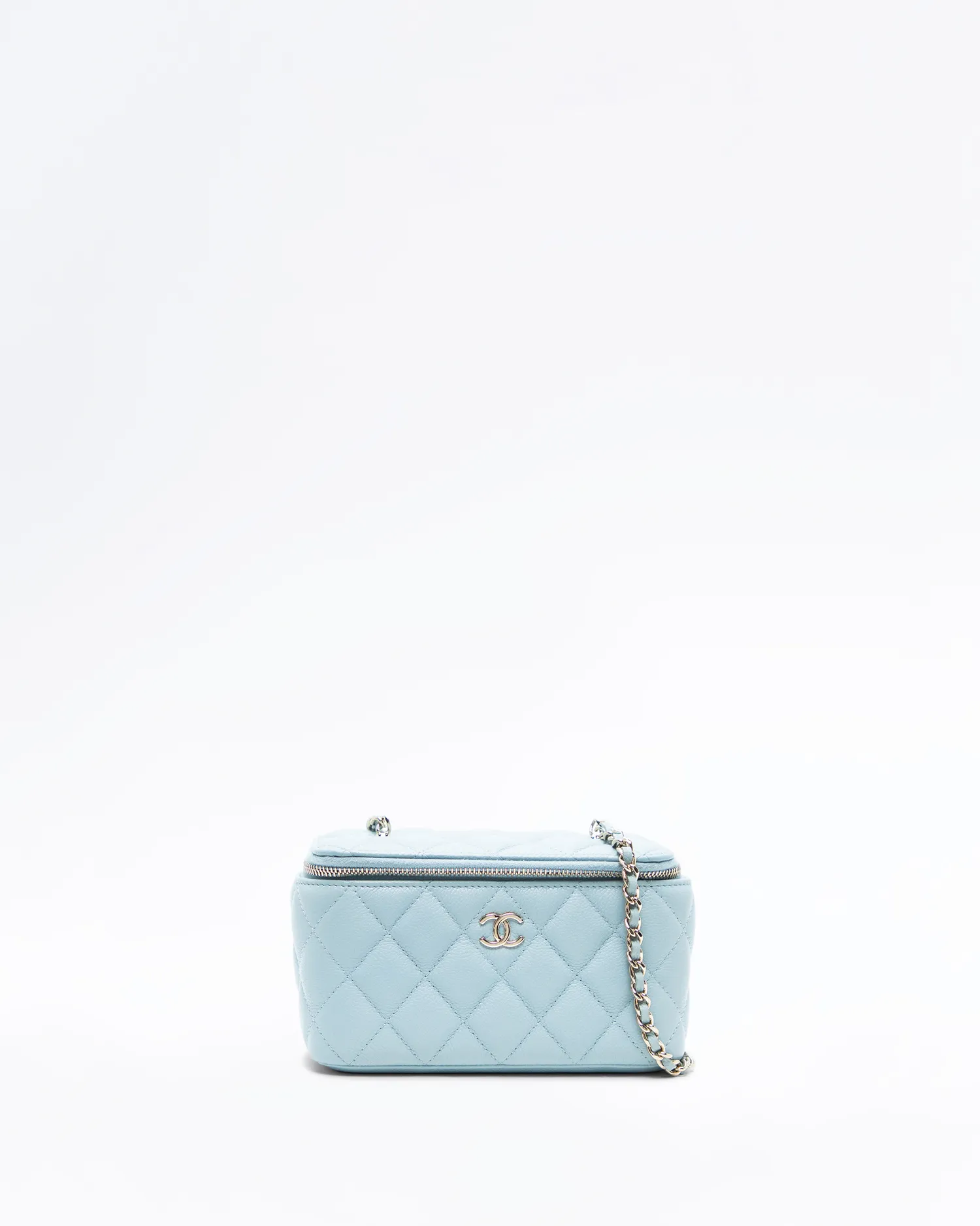 Caviar Quilted CC Chain Vanity with Chain