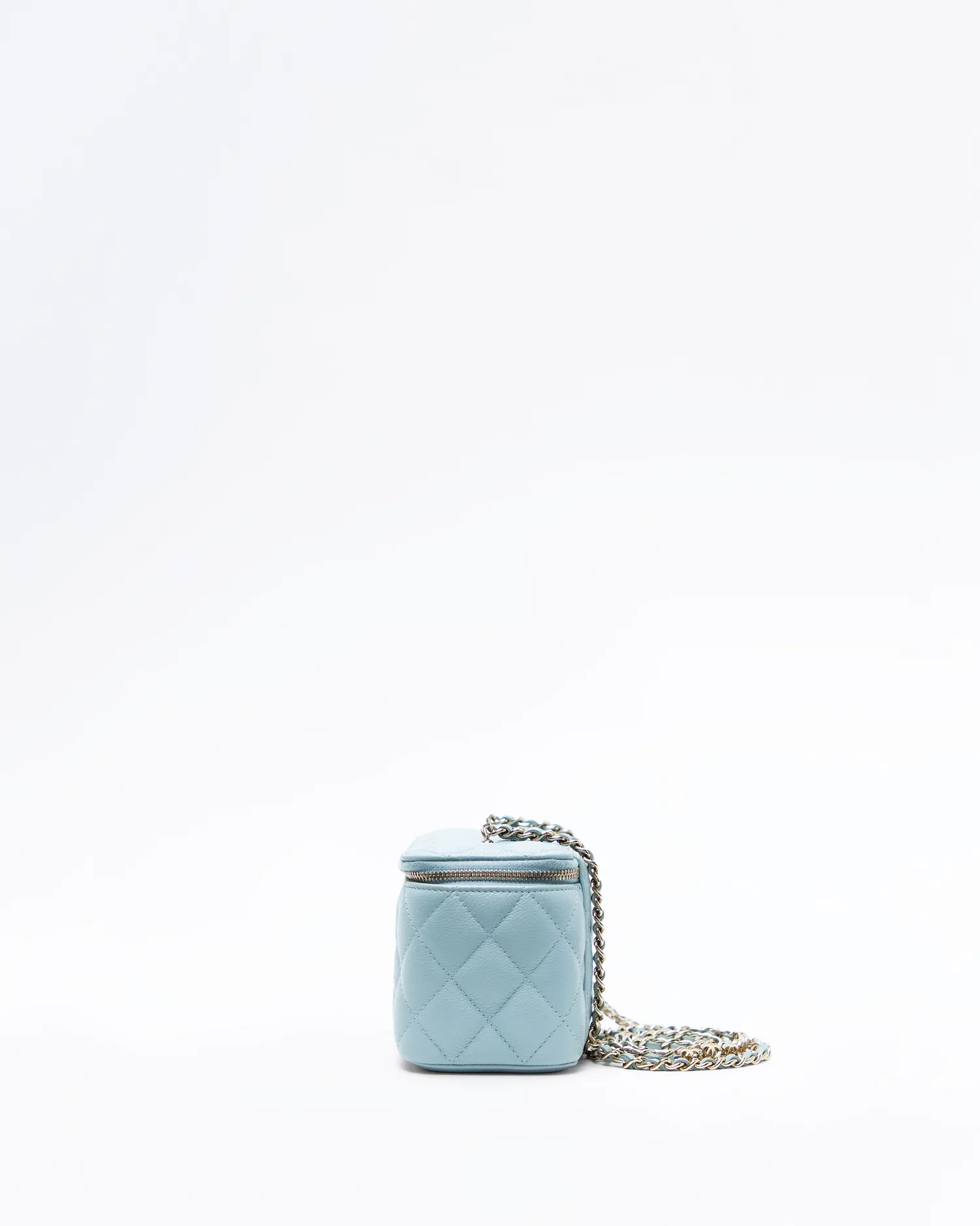 Caviar Quilted CC Chain Vanity with Chain
