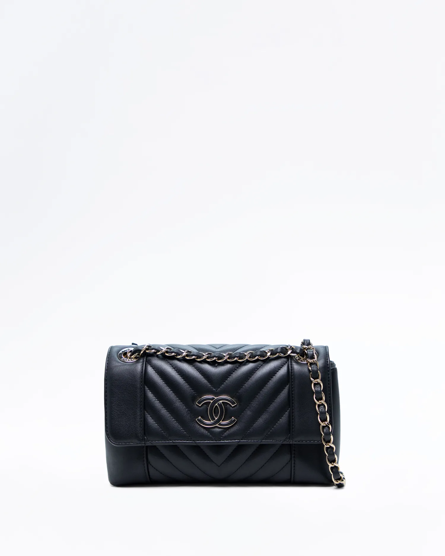 Chevron Daily Small Flap Bag