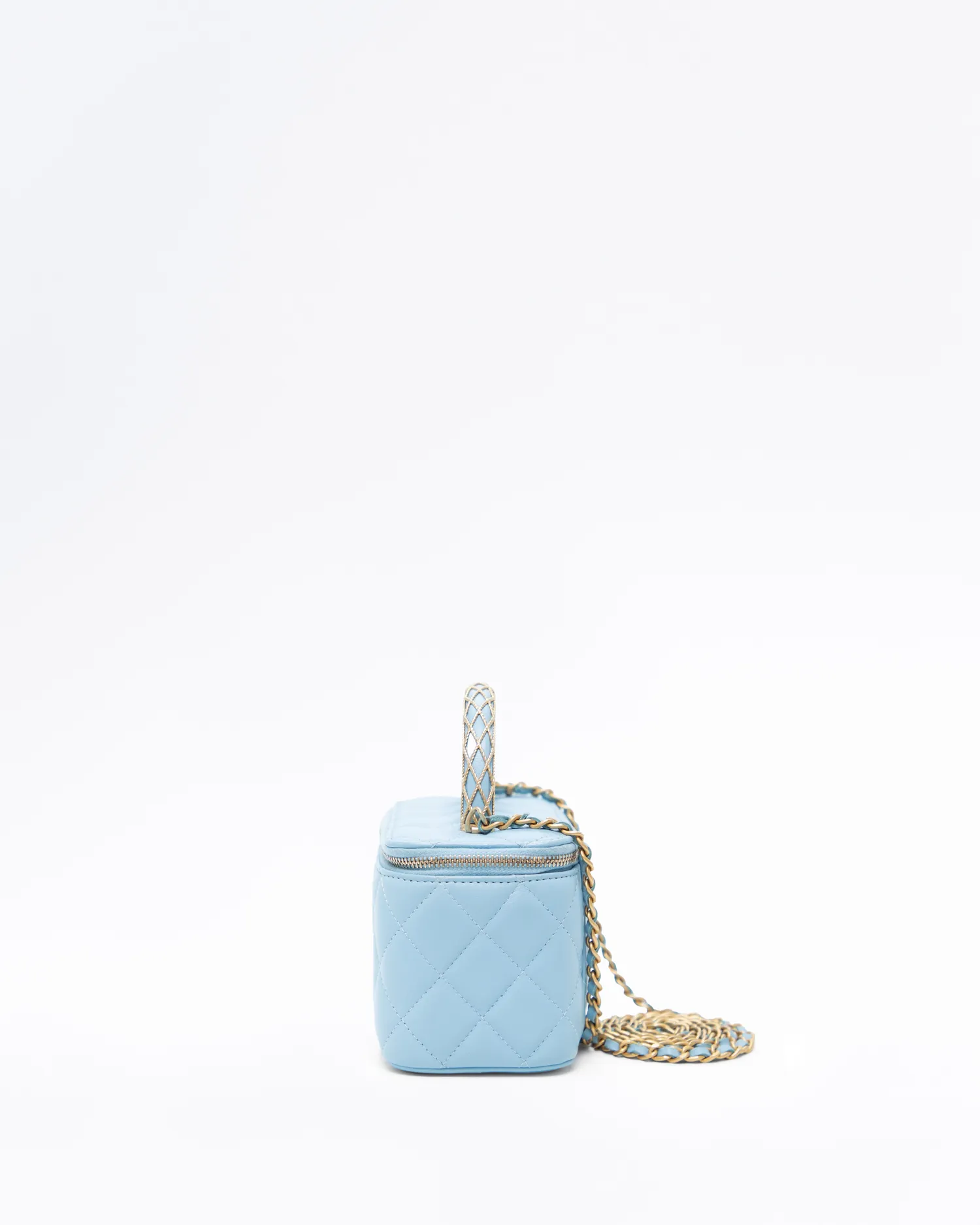 Chain Top Handle Vanity with Chain