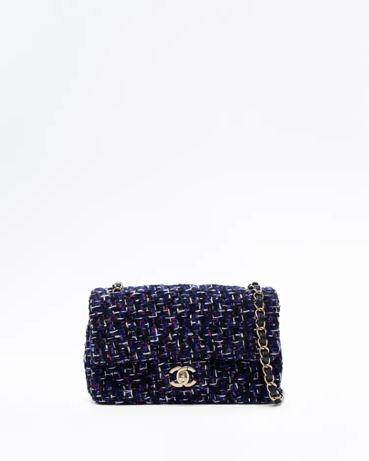 Tweed Mini Classic Flap Bag