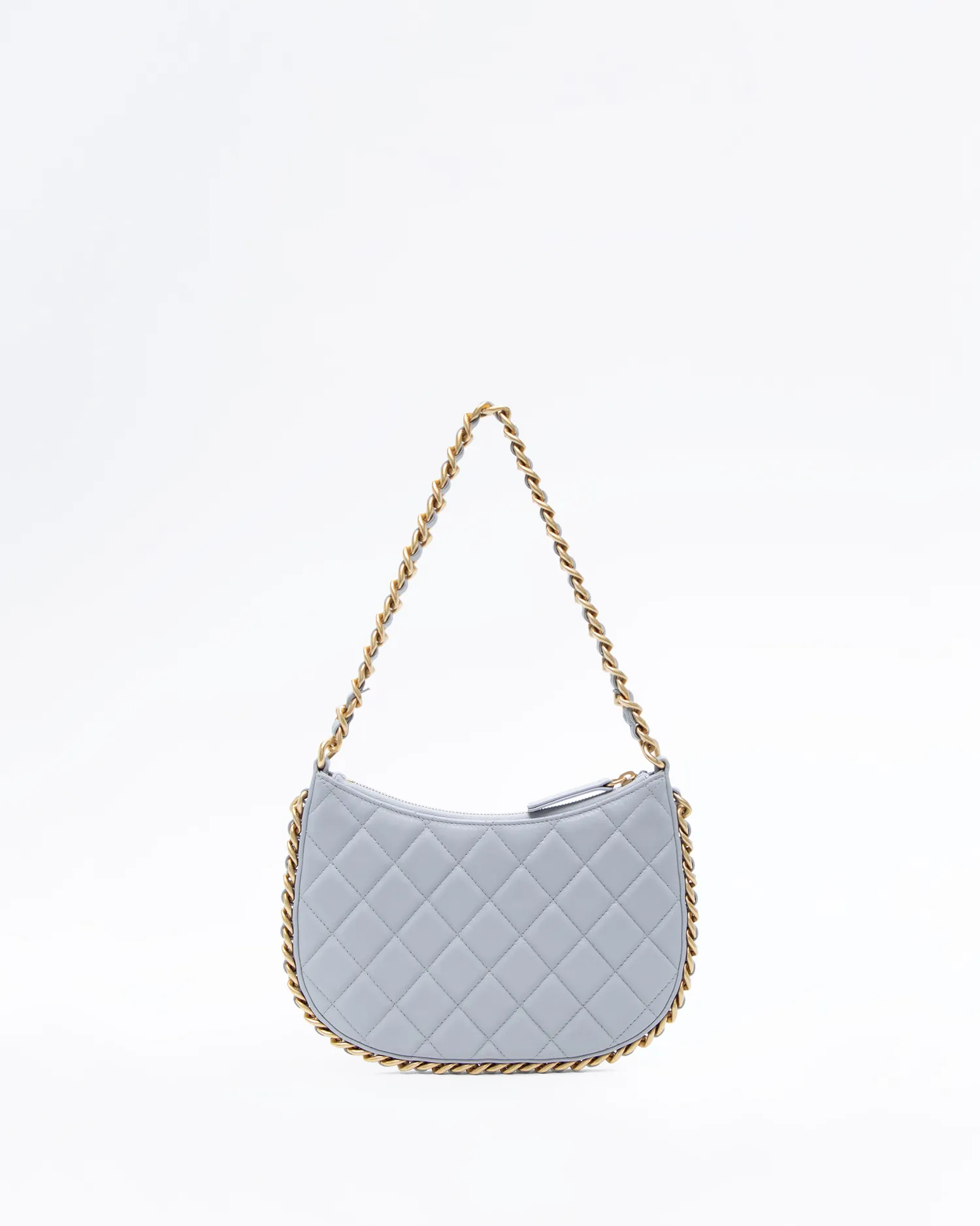 Lambskin Chain Around Hobo Bag