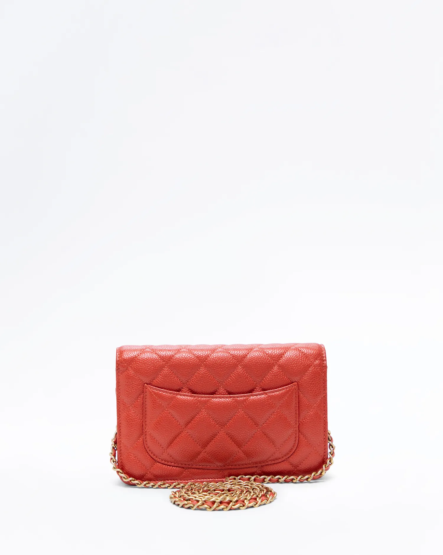 Iridescent Caviar Wallet on a Chain