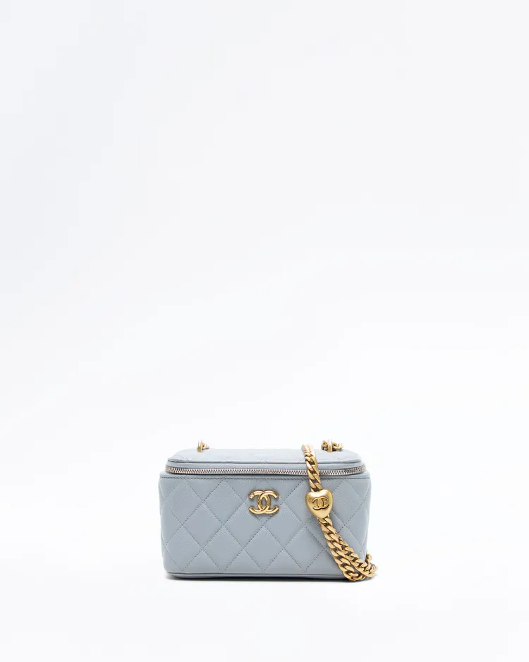 Caviar Quilted Sweetheart Crush Vanity