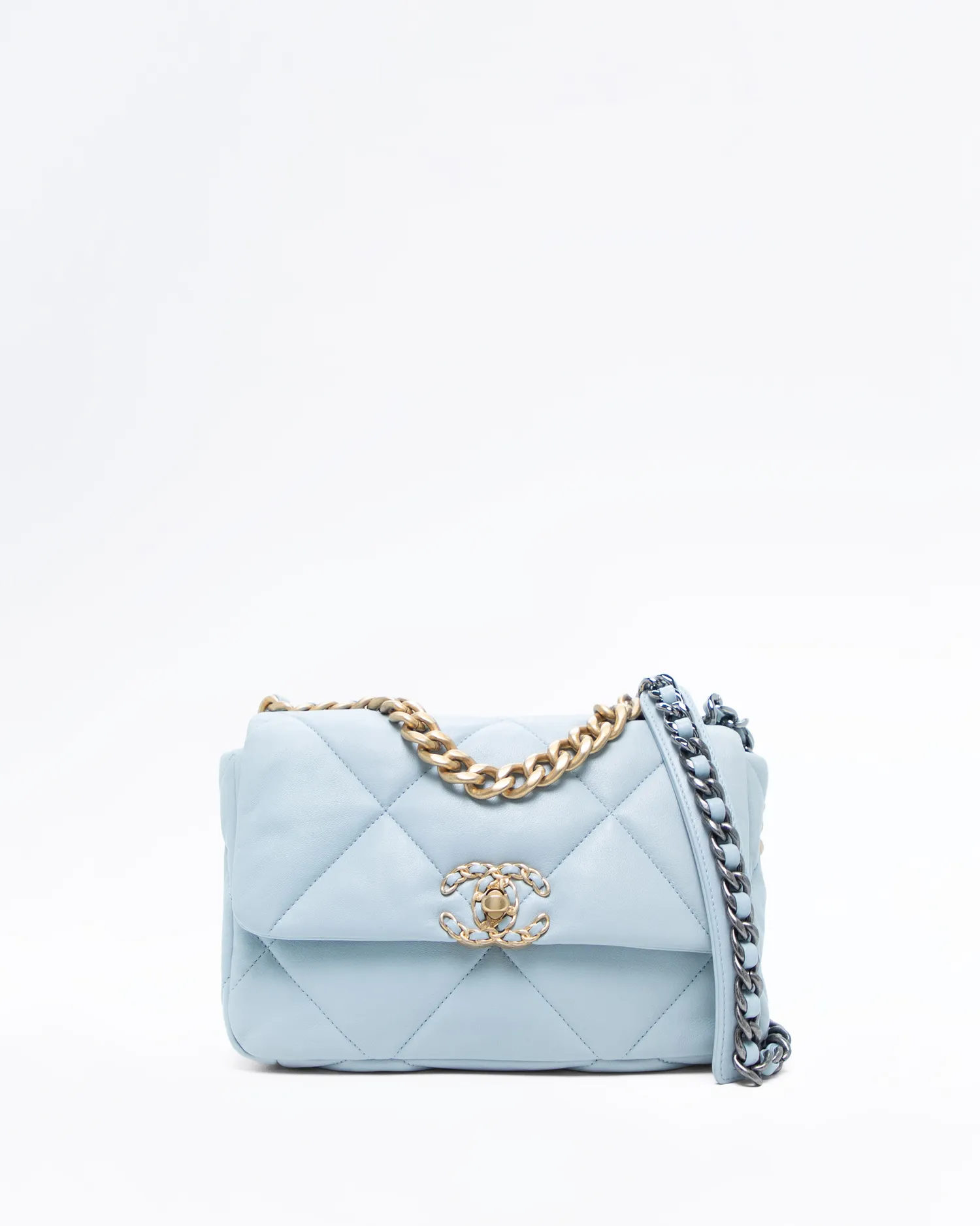 Lambskin Chanel 19 Flap Bag