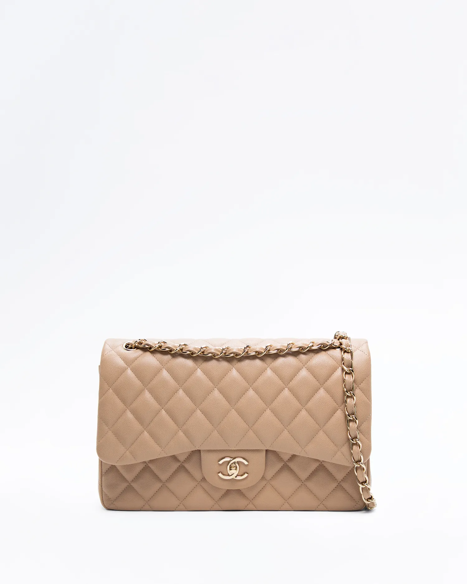 Caviar Quilted Large Classic Double Flap Bag