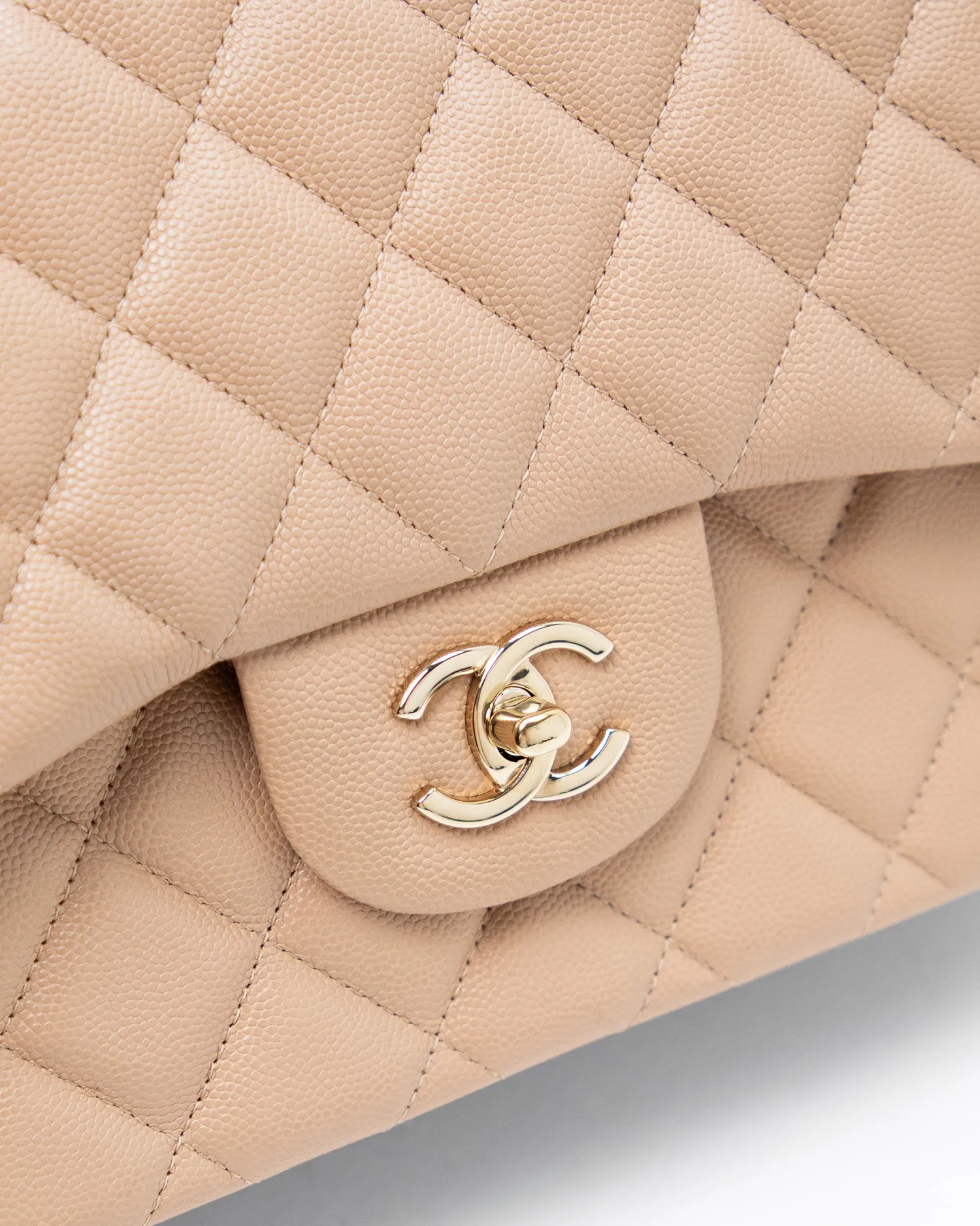 Caviar Quilted Large Classic Double Flap Bag