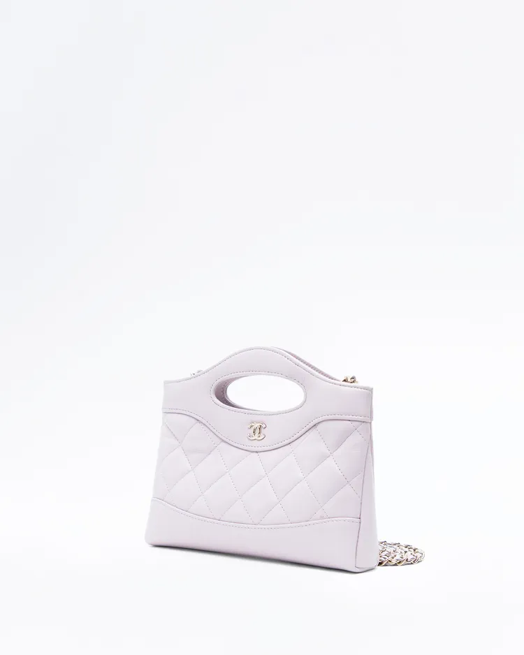Alternate view angle of Chanel 31 Nano Shopping Bag