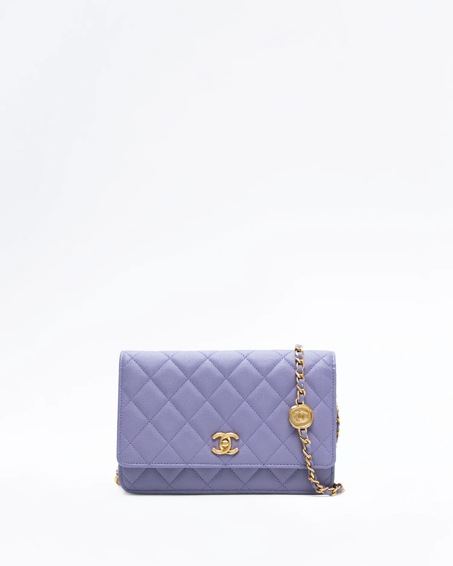 Caviar Medallions Wallet on a Chain