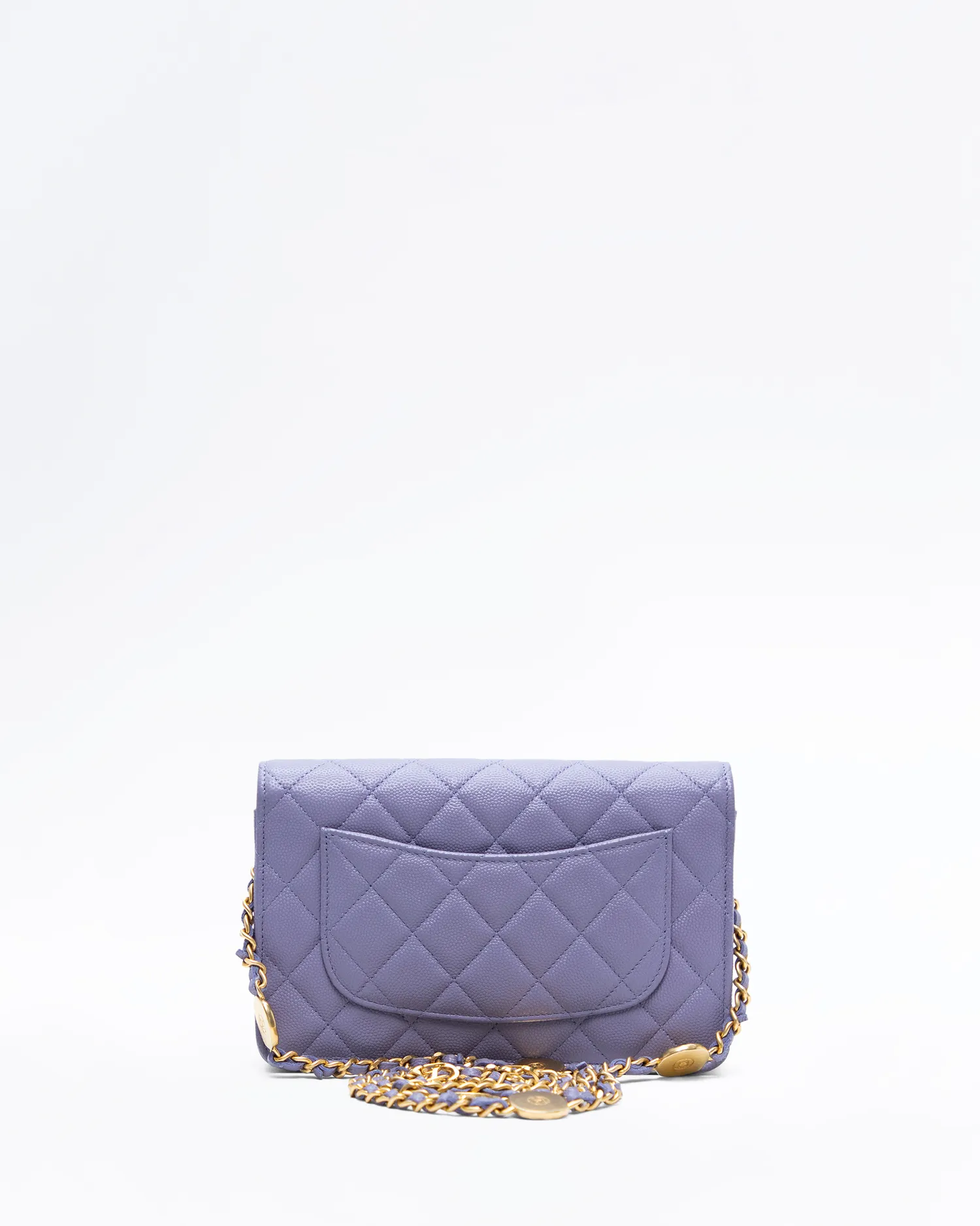 Caviar Medallions Wallet on a Chain