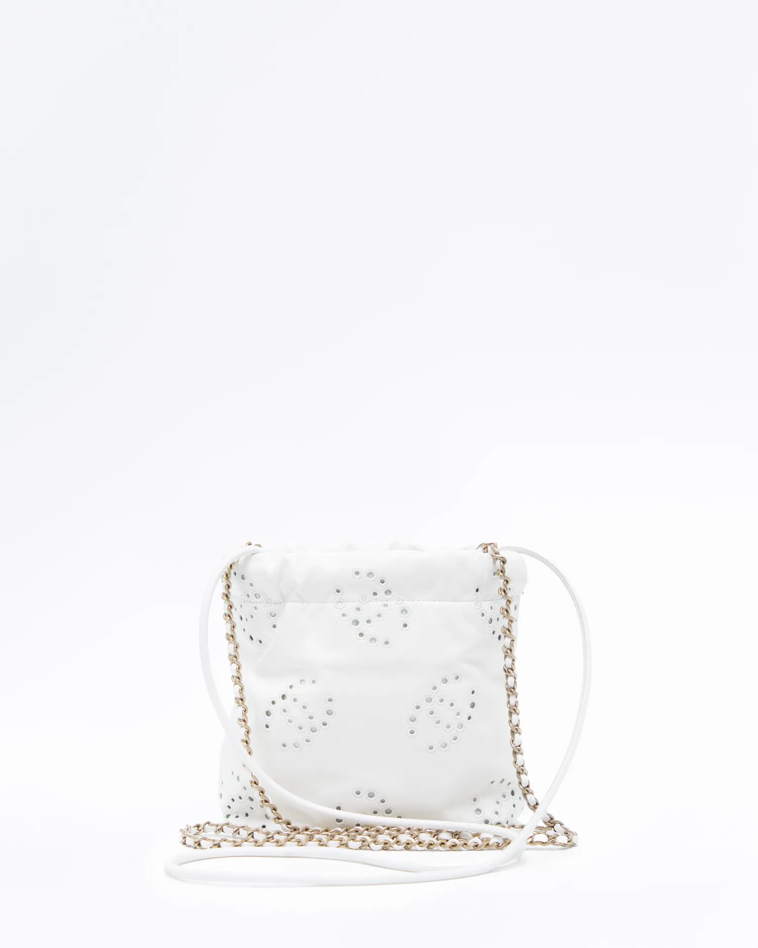 Eyelet CC Chanel 22 Mini Handbag