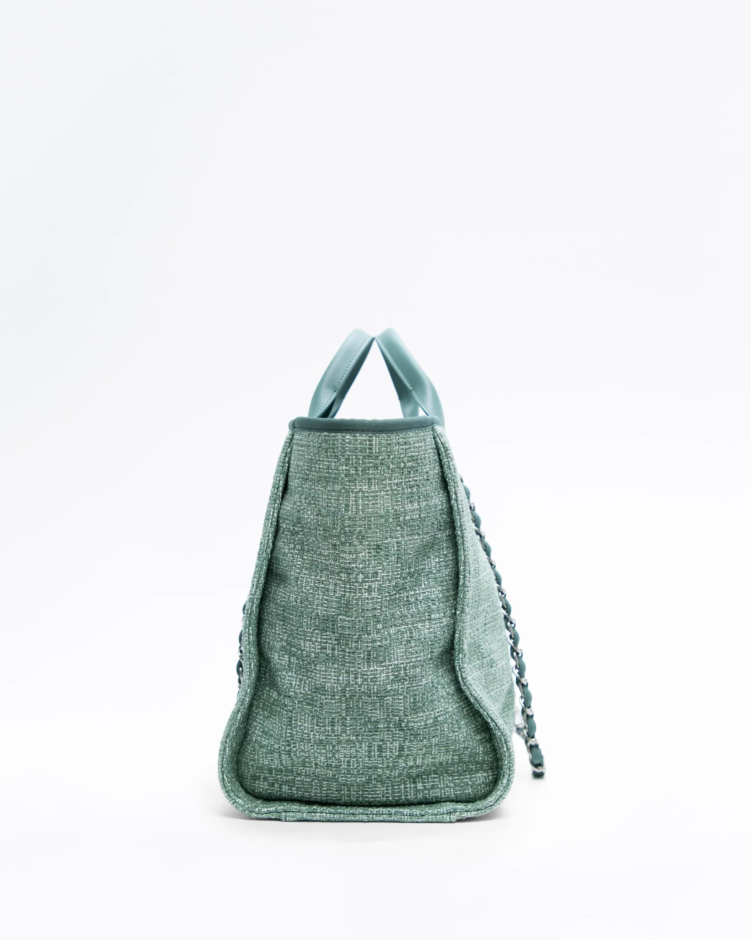 Raffia Deauville Medium Shopping Tote