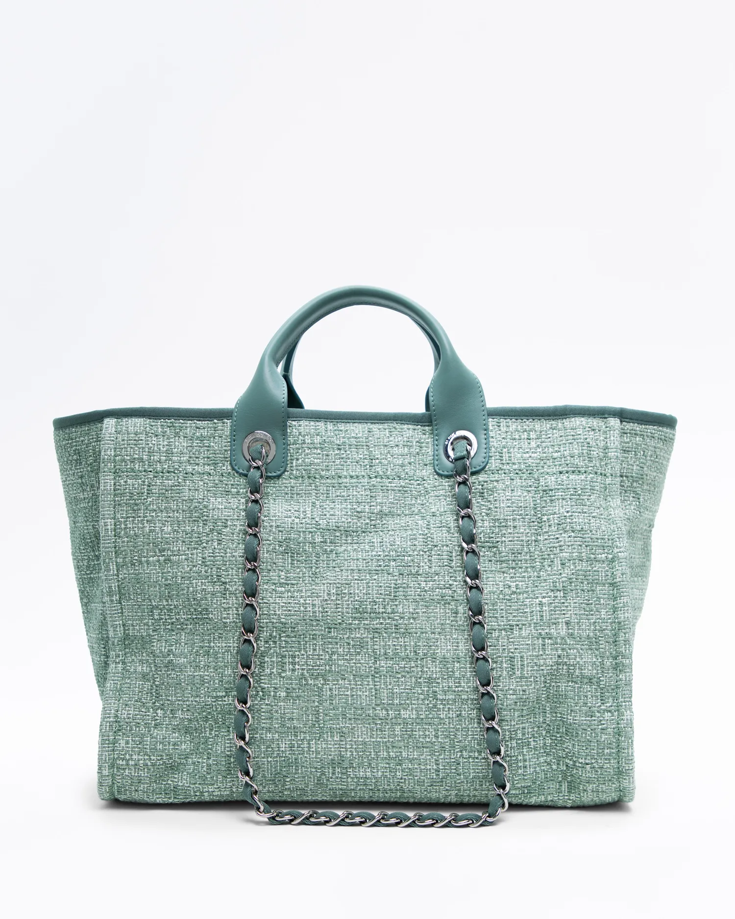 Raffia Deauville Medium Shopping Tote