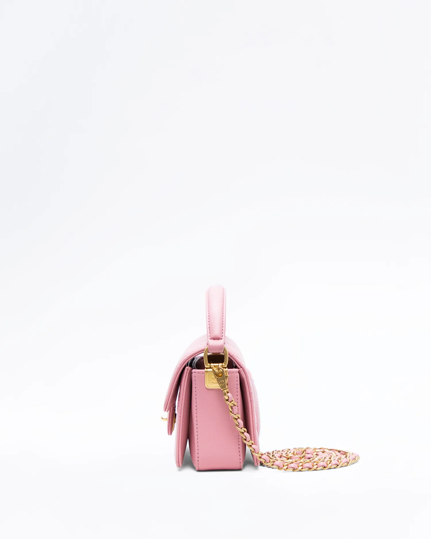 Caviar Top Handle Mini Flap Bag