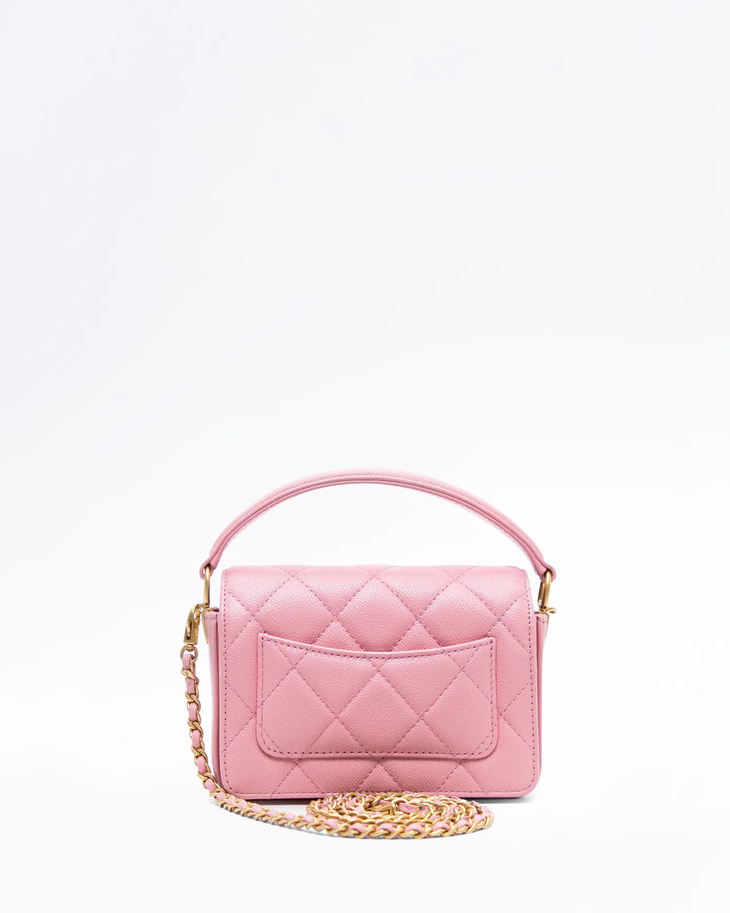 Caviar Top Handle Mini Flap Bag