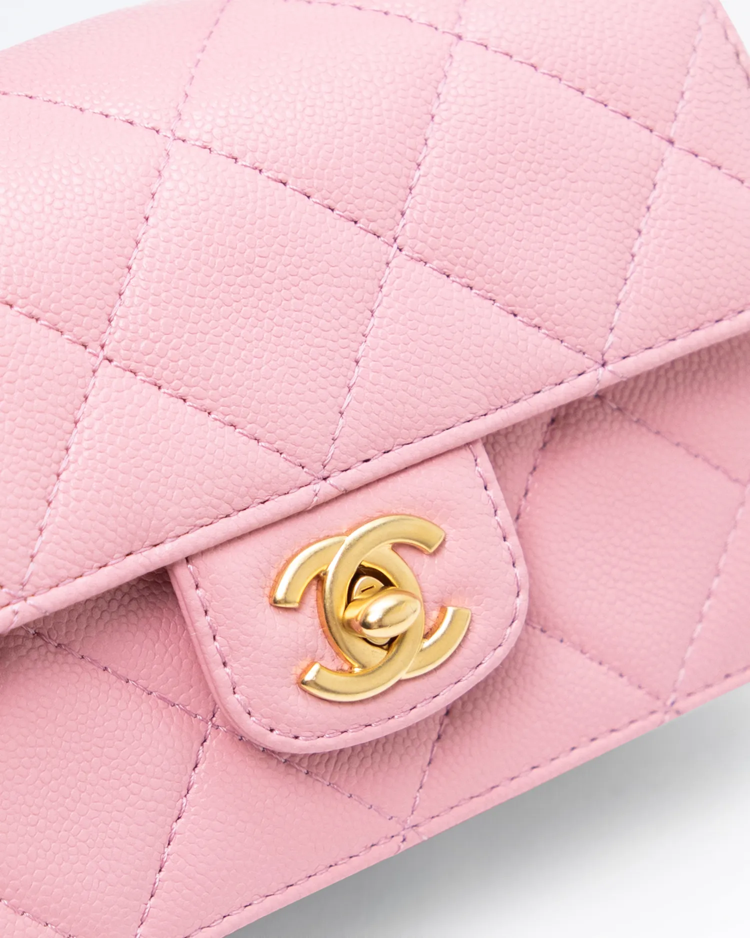 Caviar Top Handle Mini Flap Bag